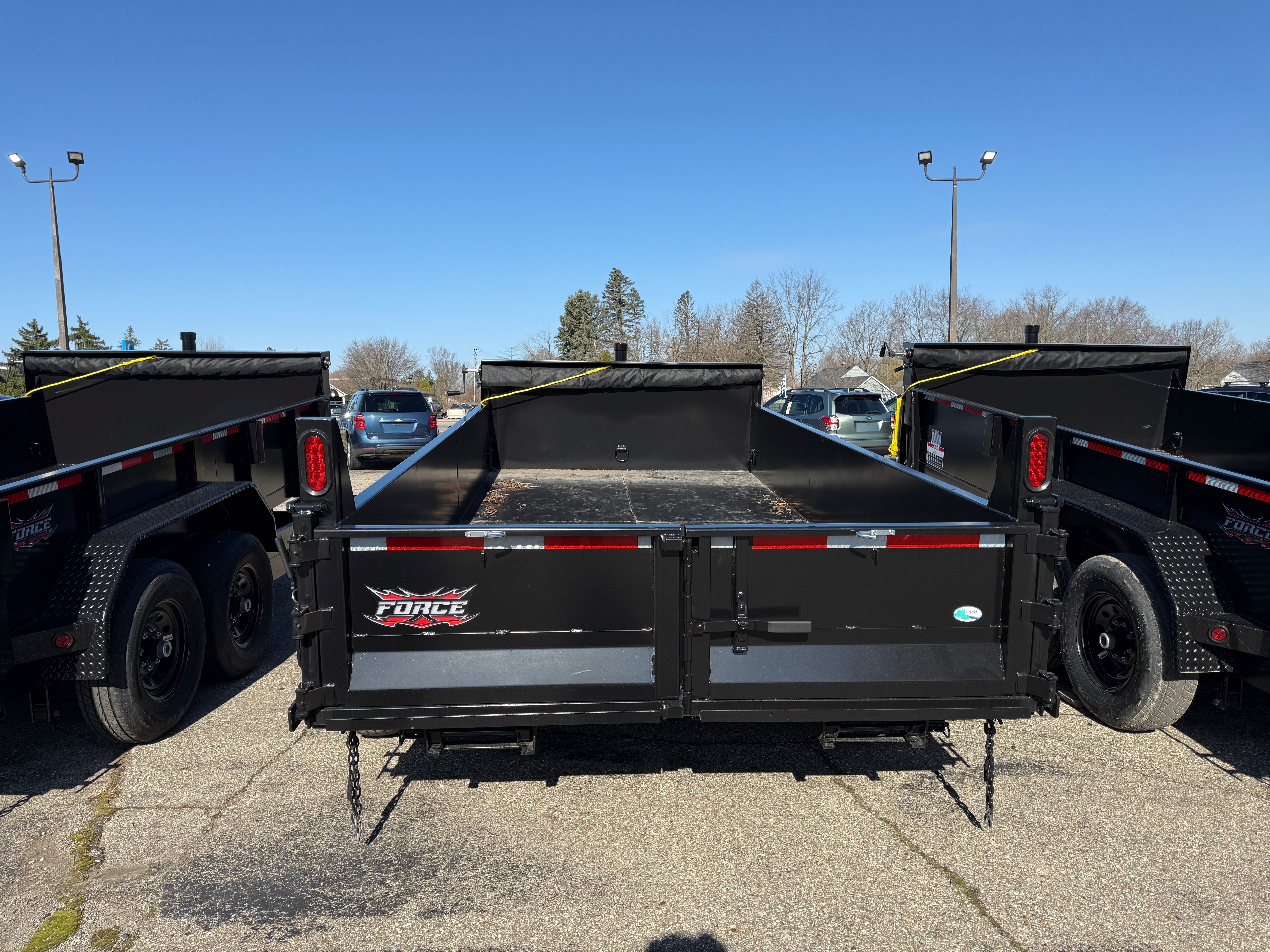 2025 Force 7' x 14' Telescoping Dump Trailer