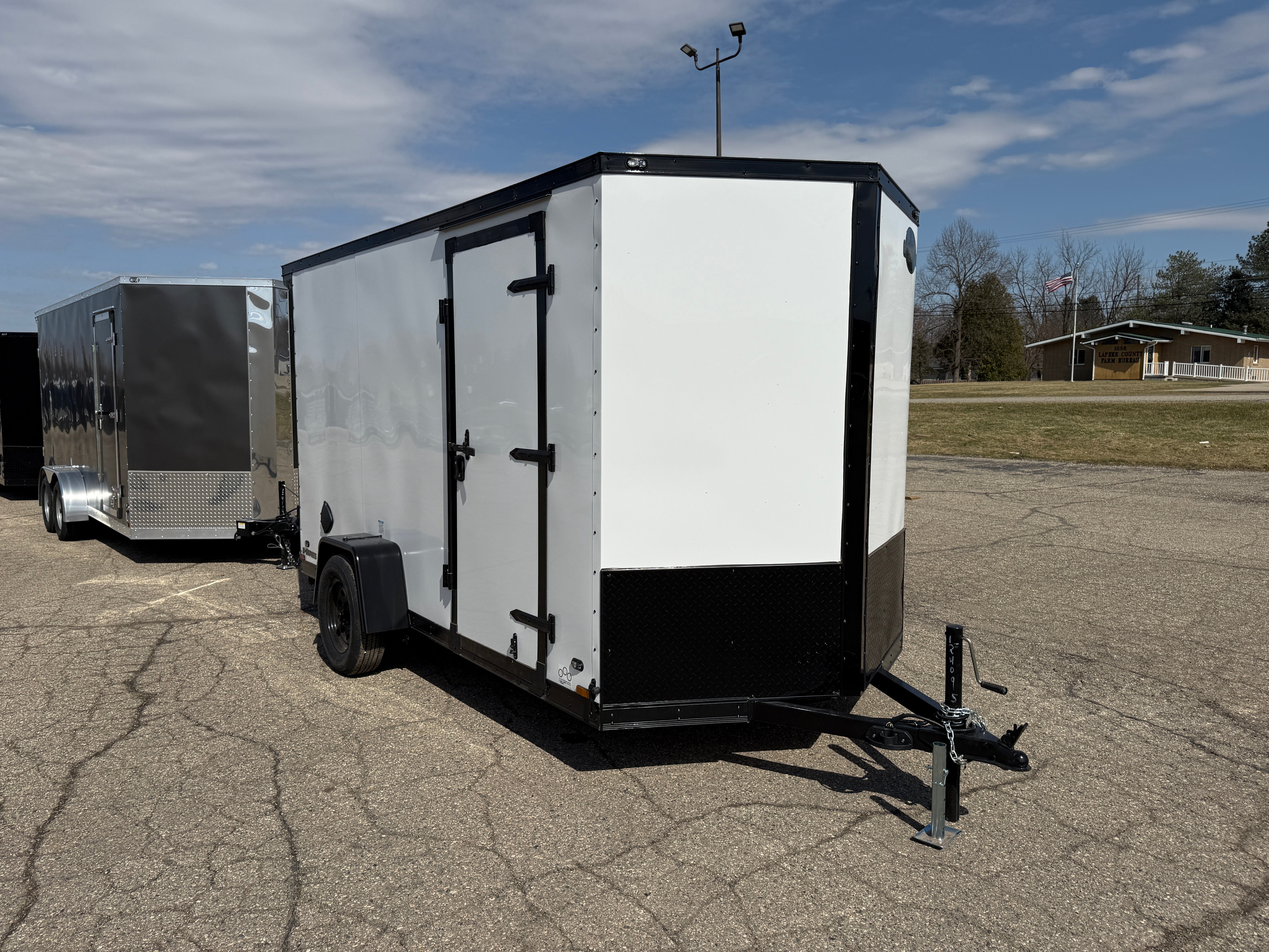 DAMAGED - 2025 Cargo Mate E-Series 6' x 12' Enclosed Trailer