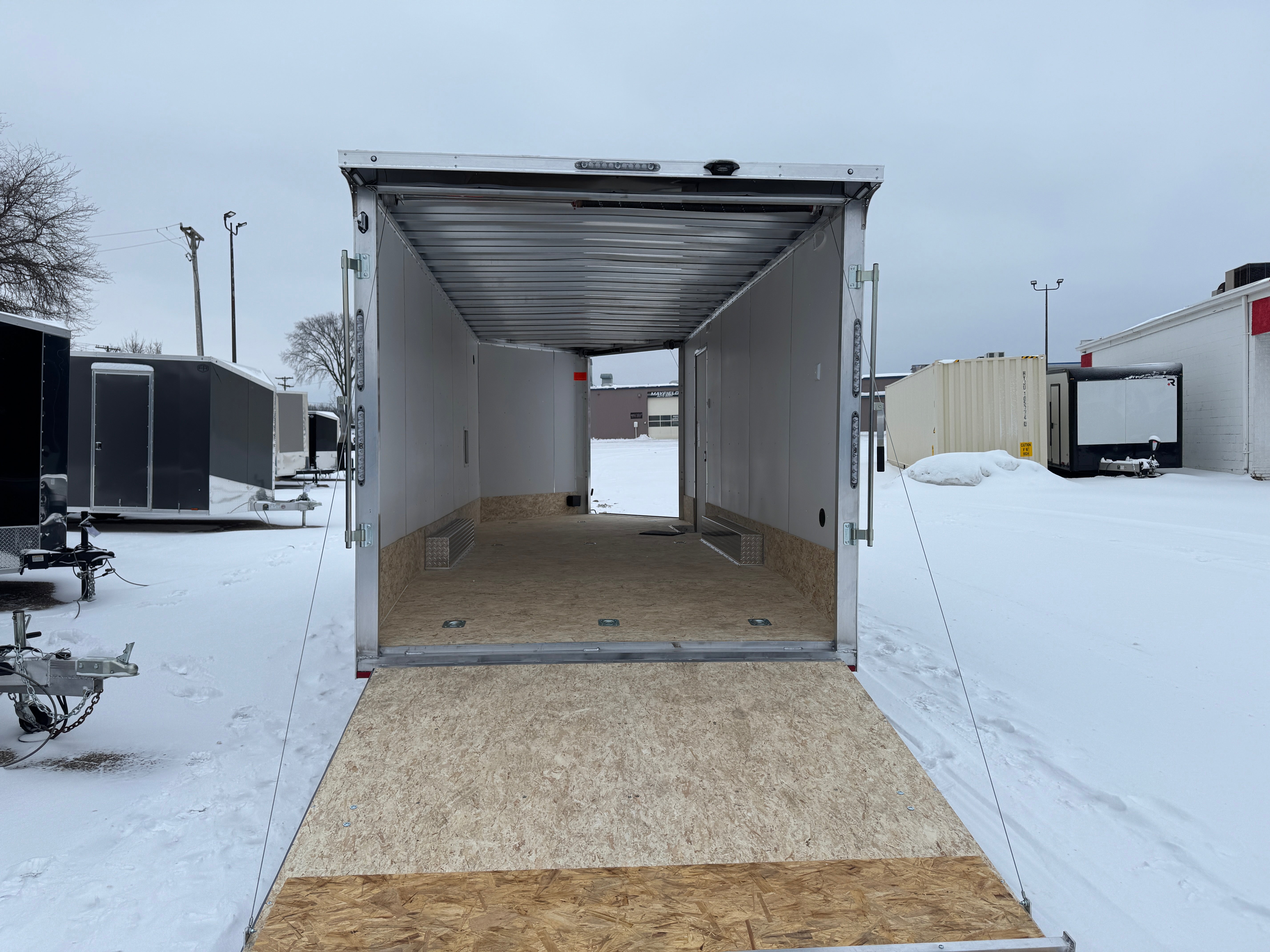 2026 Lightning Aluminum 8.5' x 20' Enclosed Car Hauler / Snowmobile Trailer