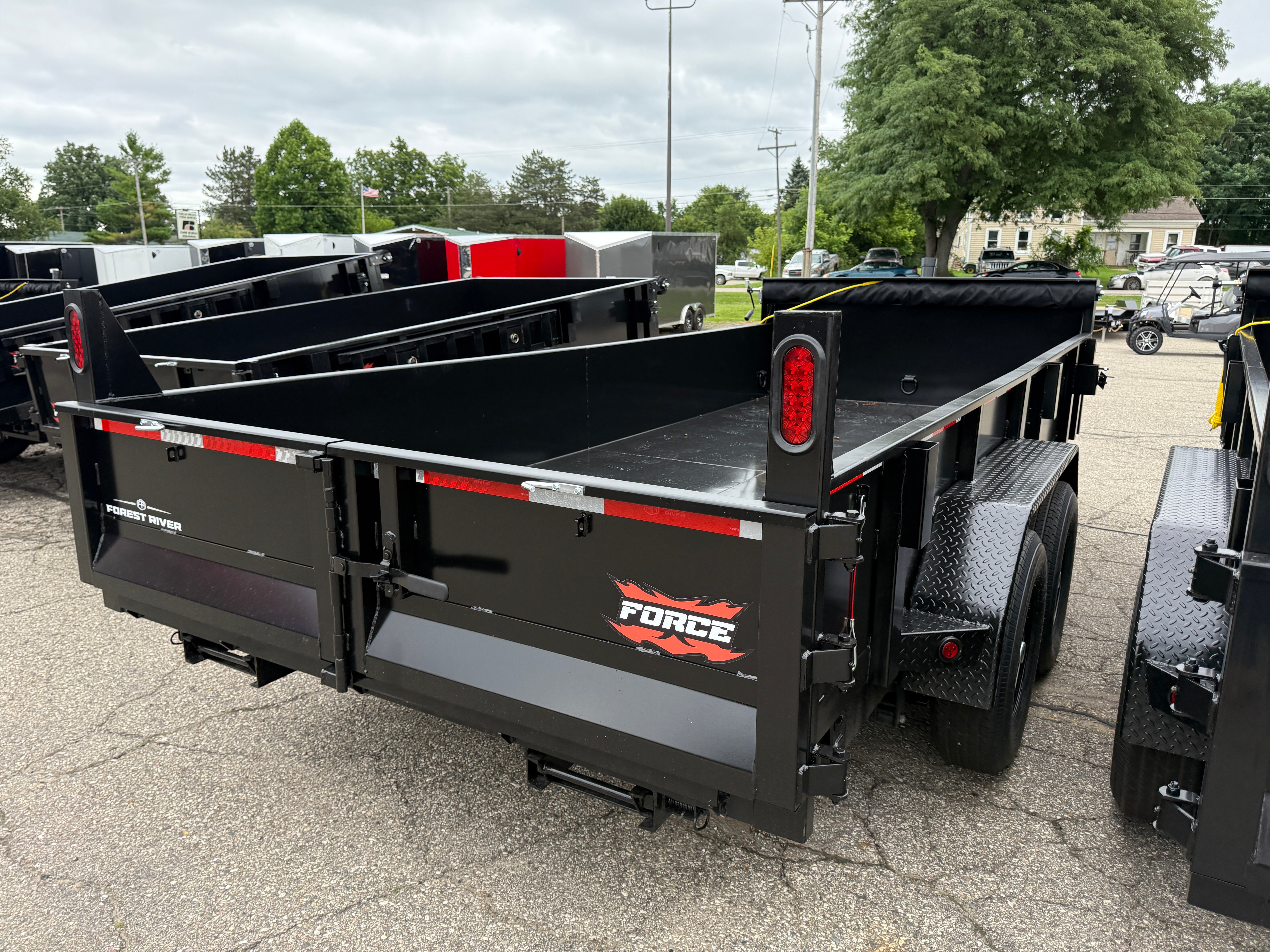 2026 Force 7' x 16' Telescoping Dump Trailer