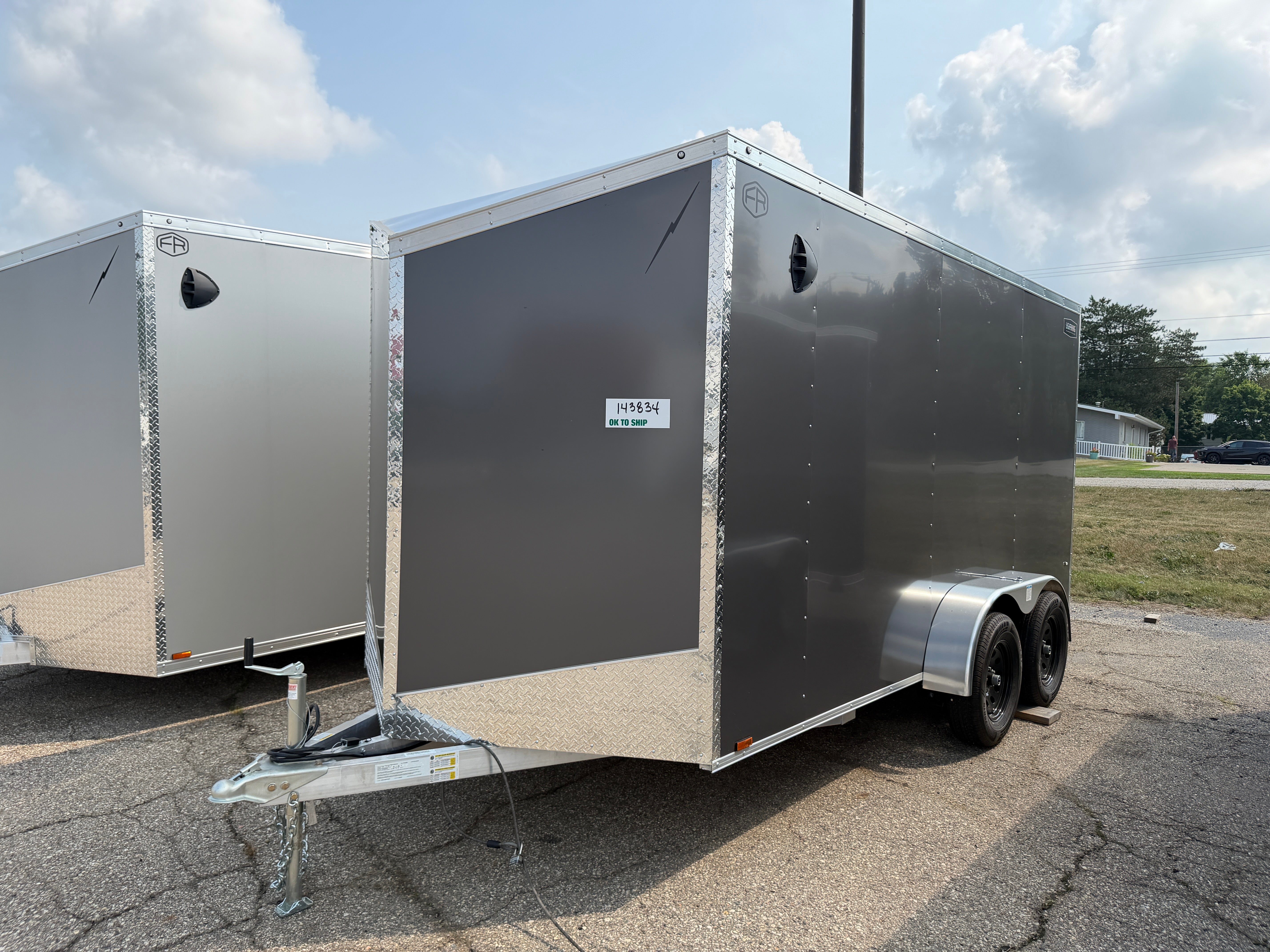 2027 Lightning Aluminum Eco 7' x 14' Enclosed Trailer