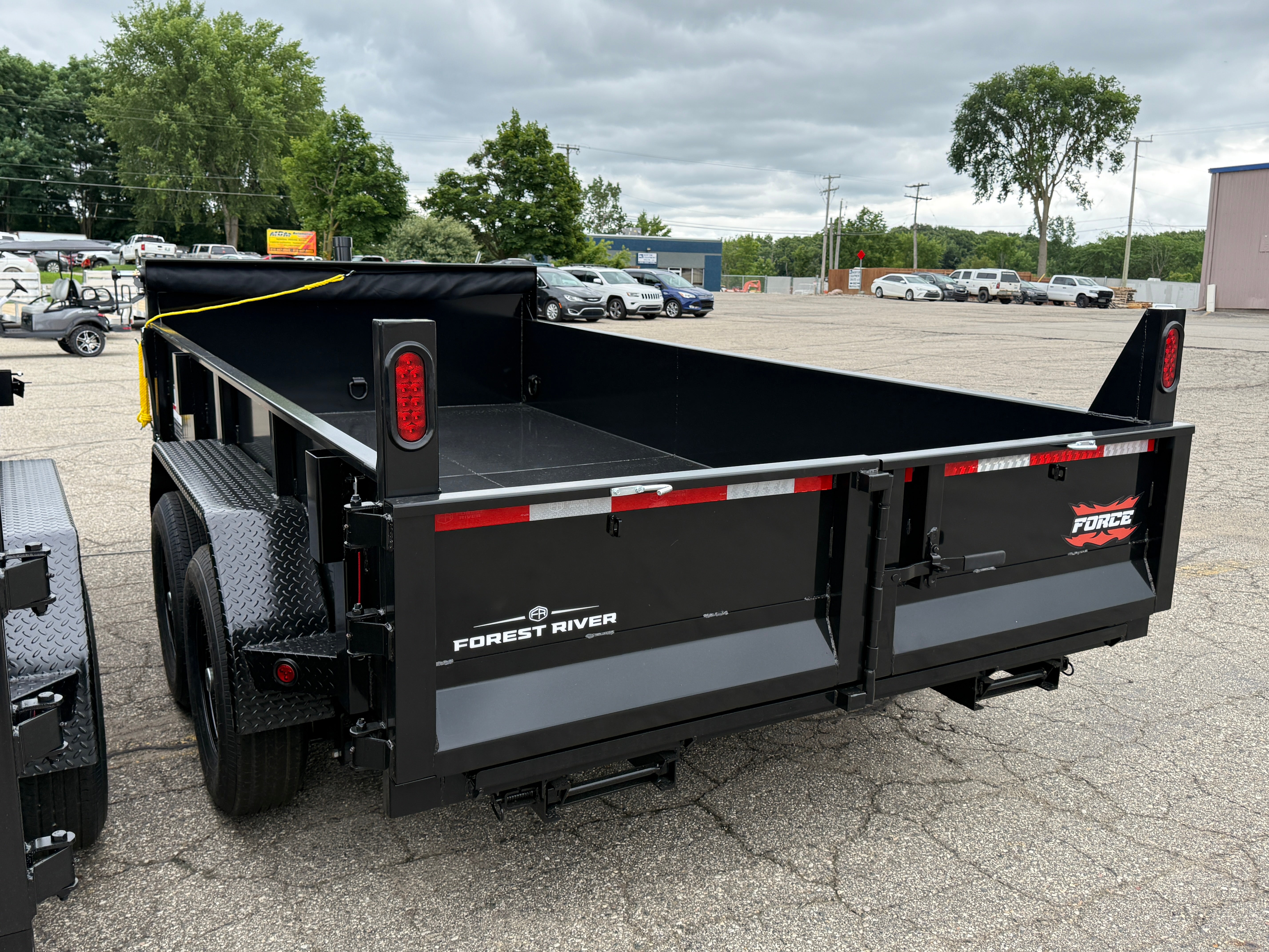 2026 Force 7' x 14' Telescoping Dump Trailer