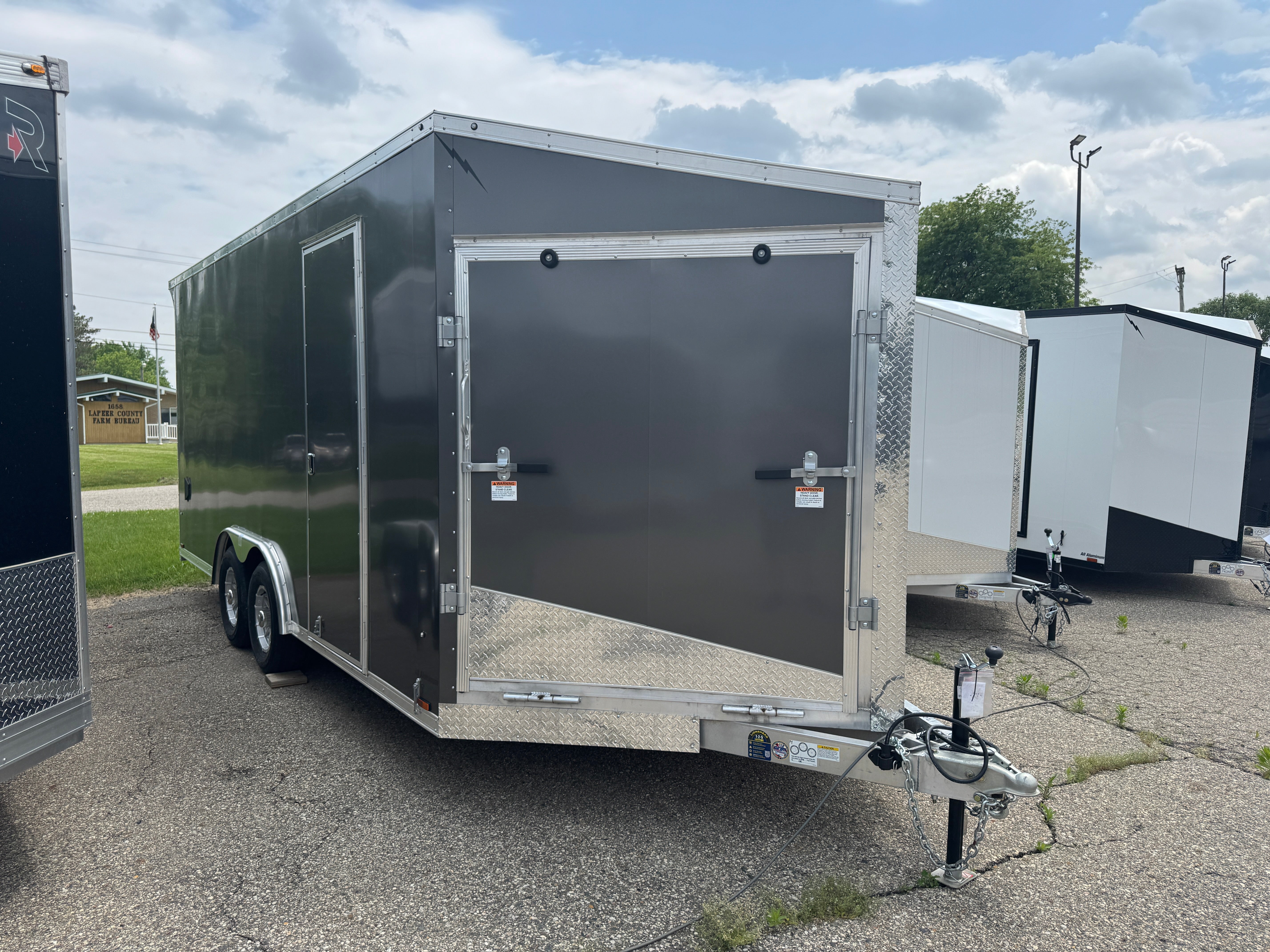 2025 Lightning Aluminum 8.5' x 18' Enclosed Car Hauler Trailer