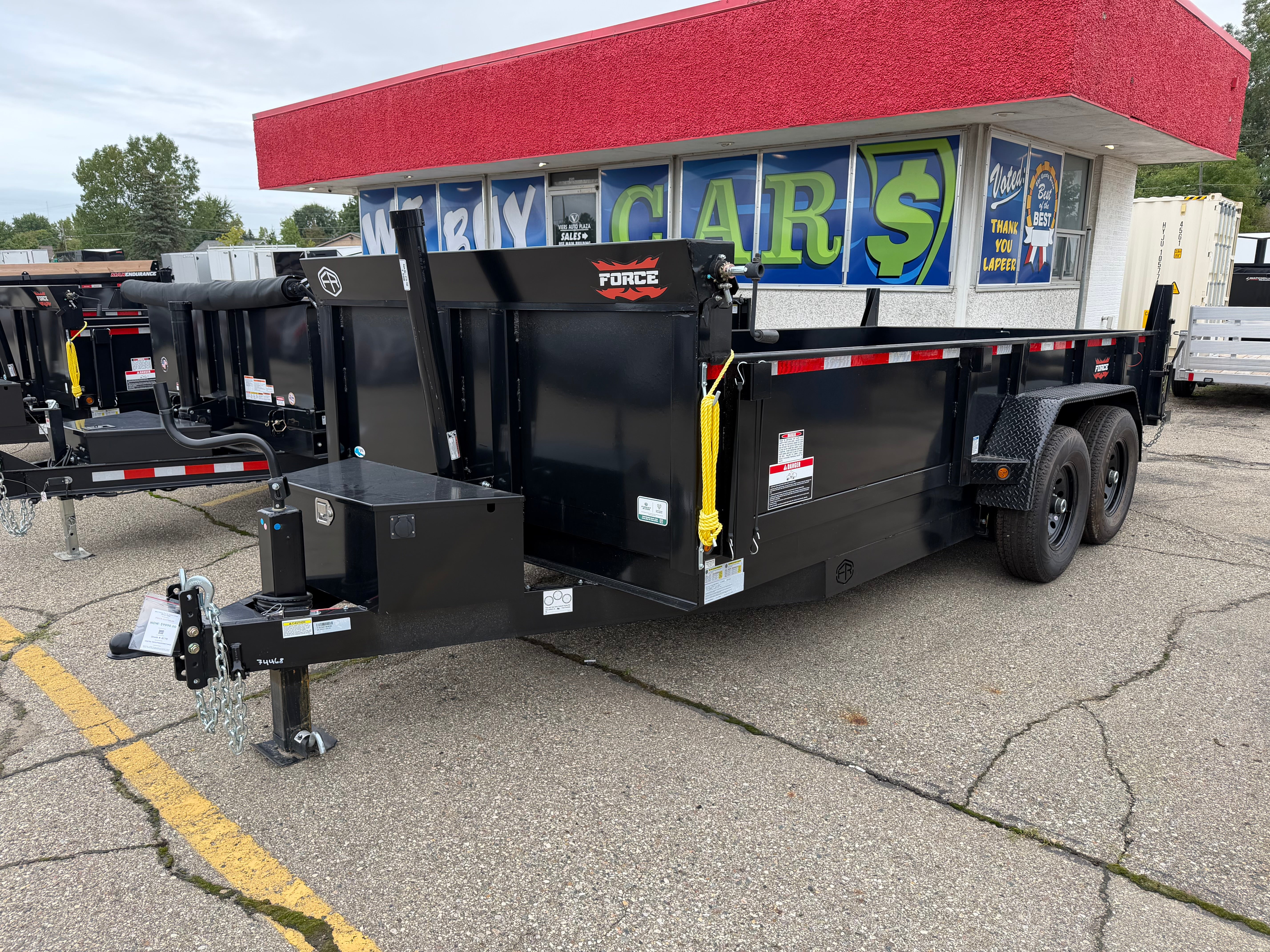 2027 Force 7' x 16' Telescoping Dump Trailer