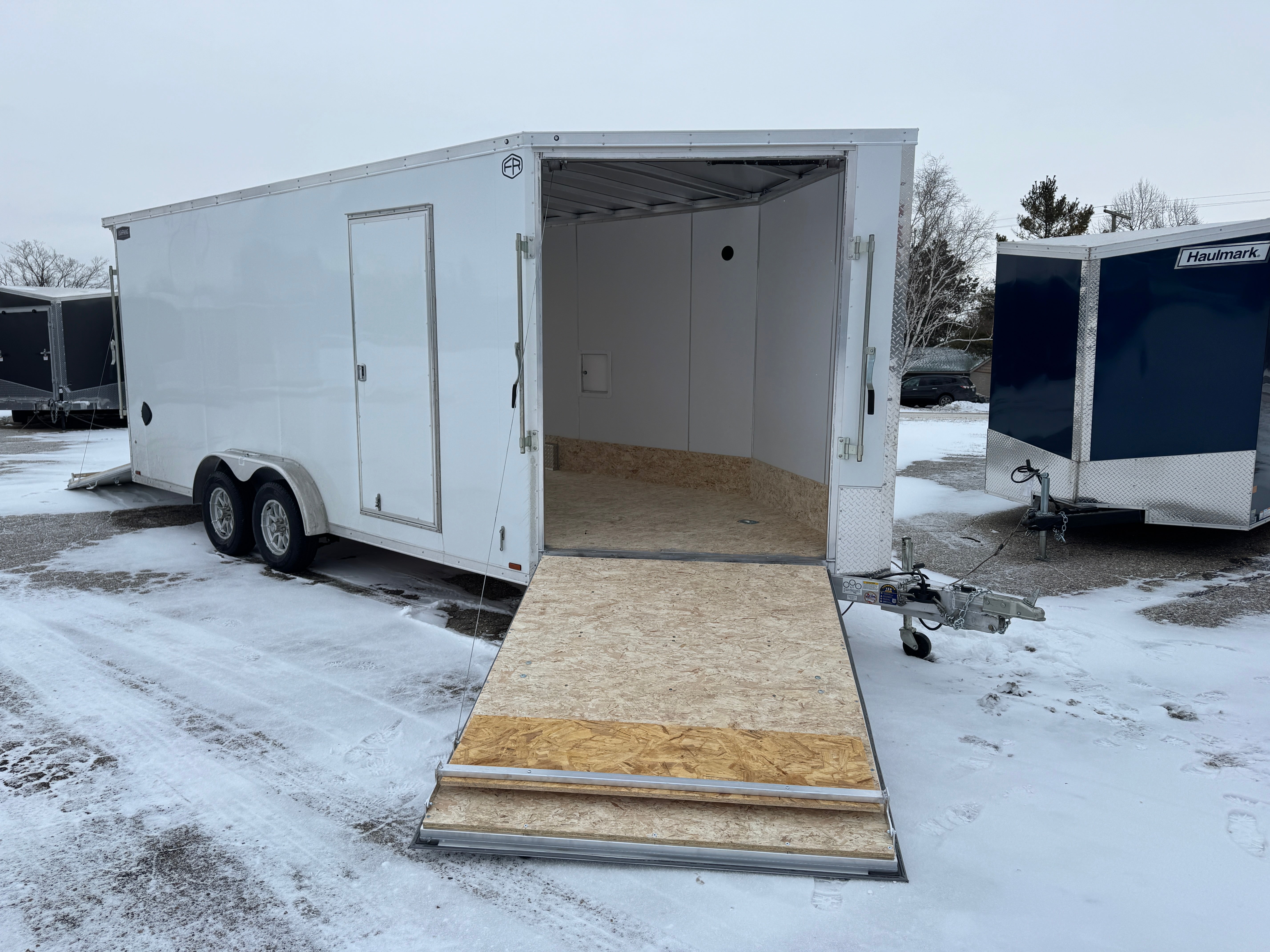 2026 Lightning Aluminum 7.5' x 18' Enclosed Snowmobile Trailer