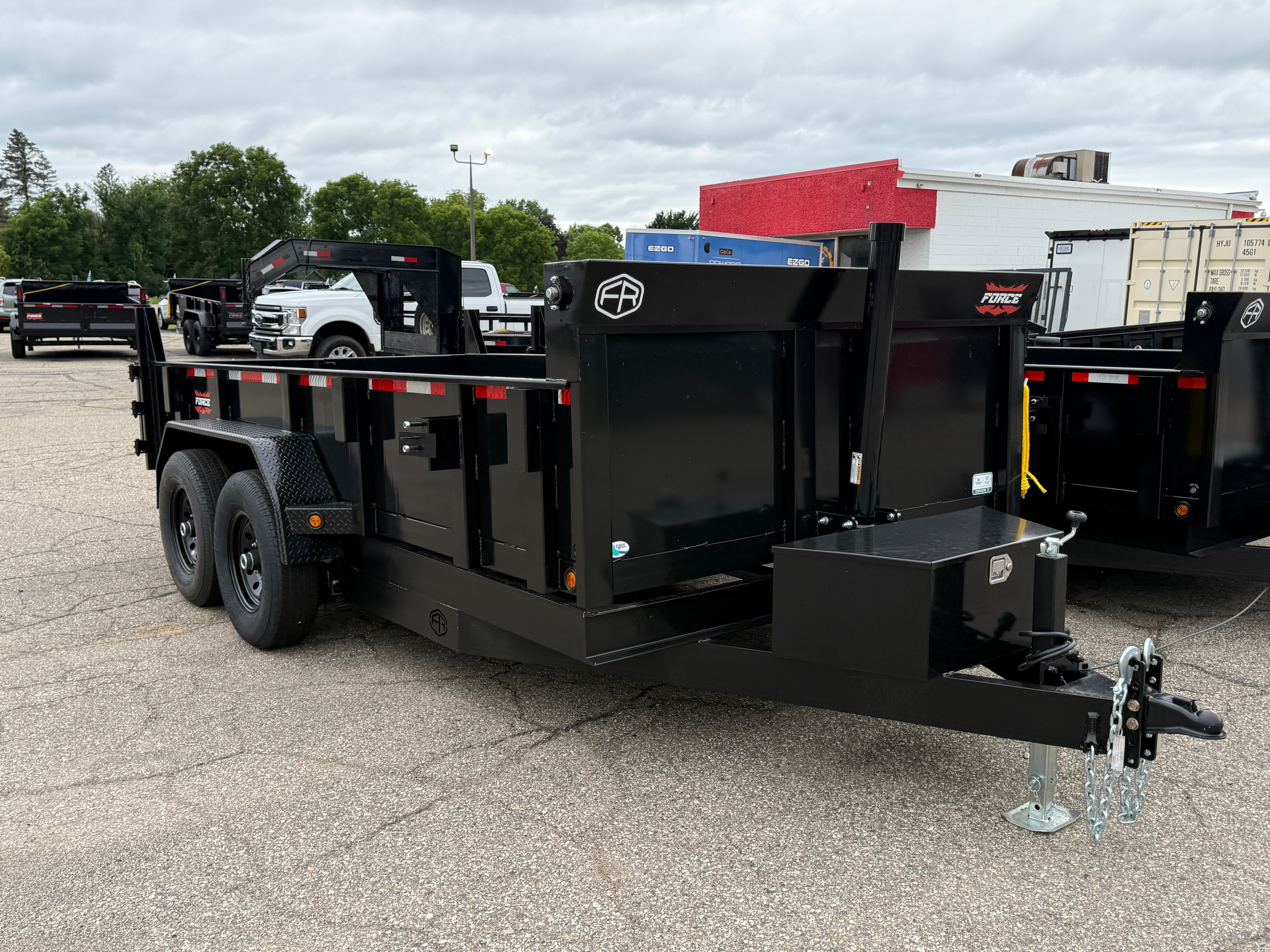 2026 Force 7' x 14' Telescoping Dump Trailer
