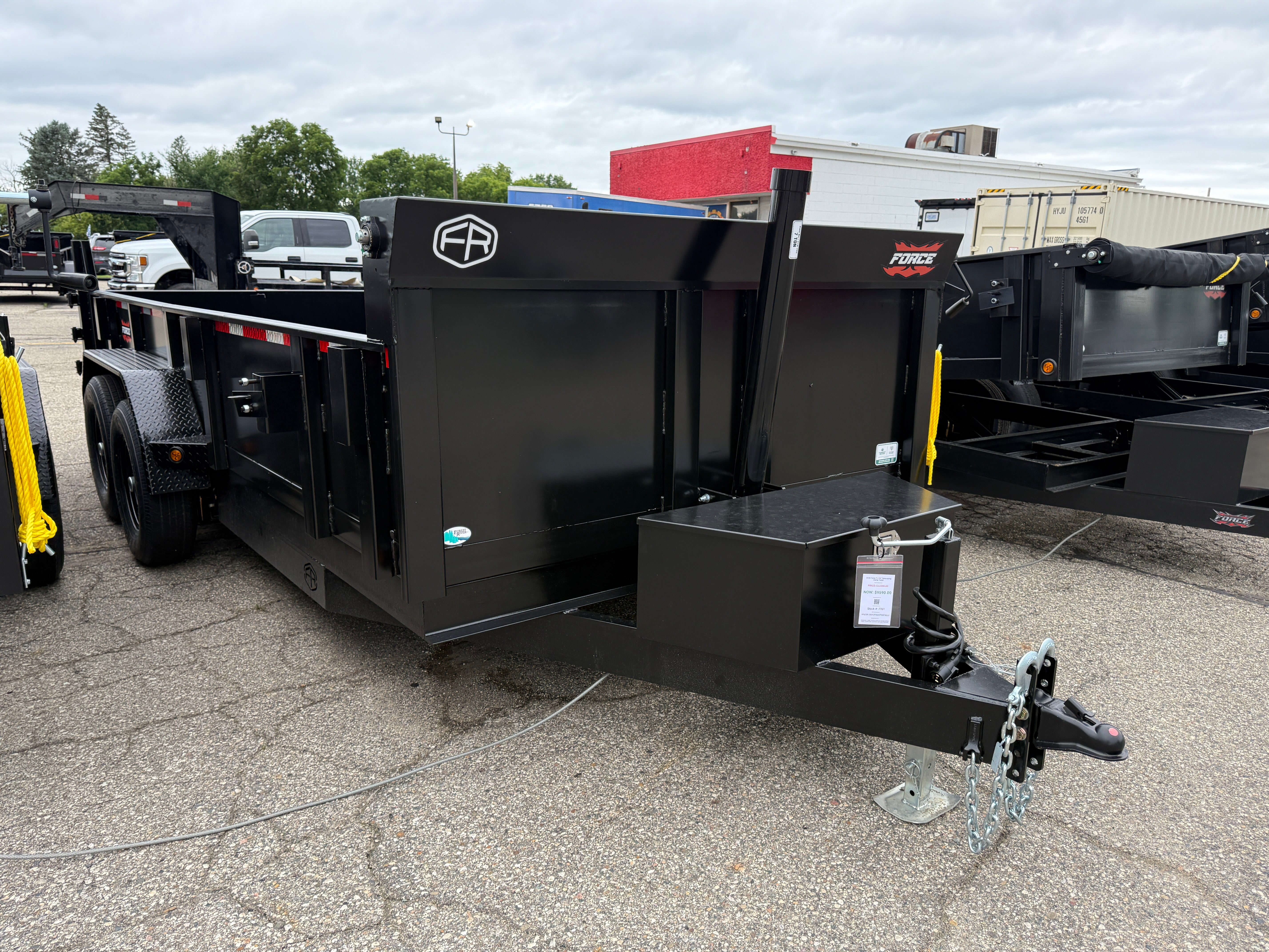 2026 Force 7' x 16' Telescoping Dump Trailer