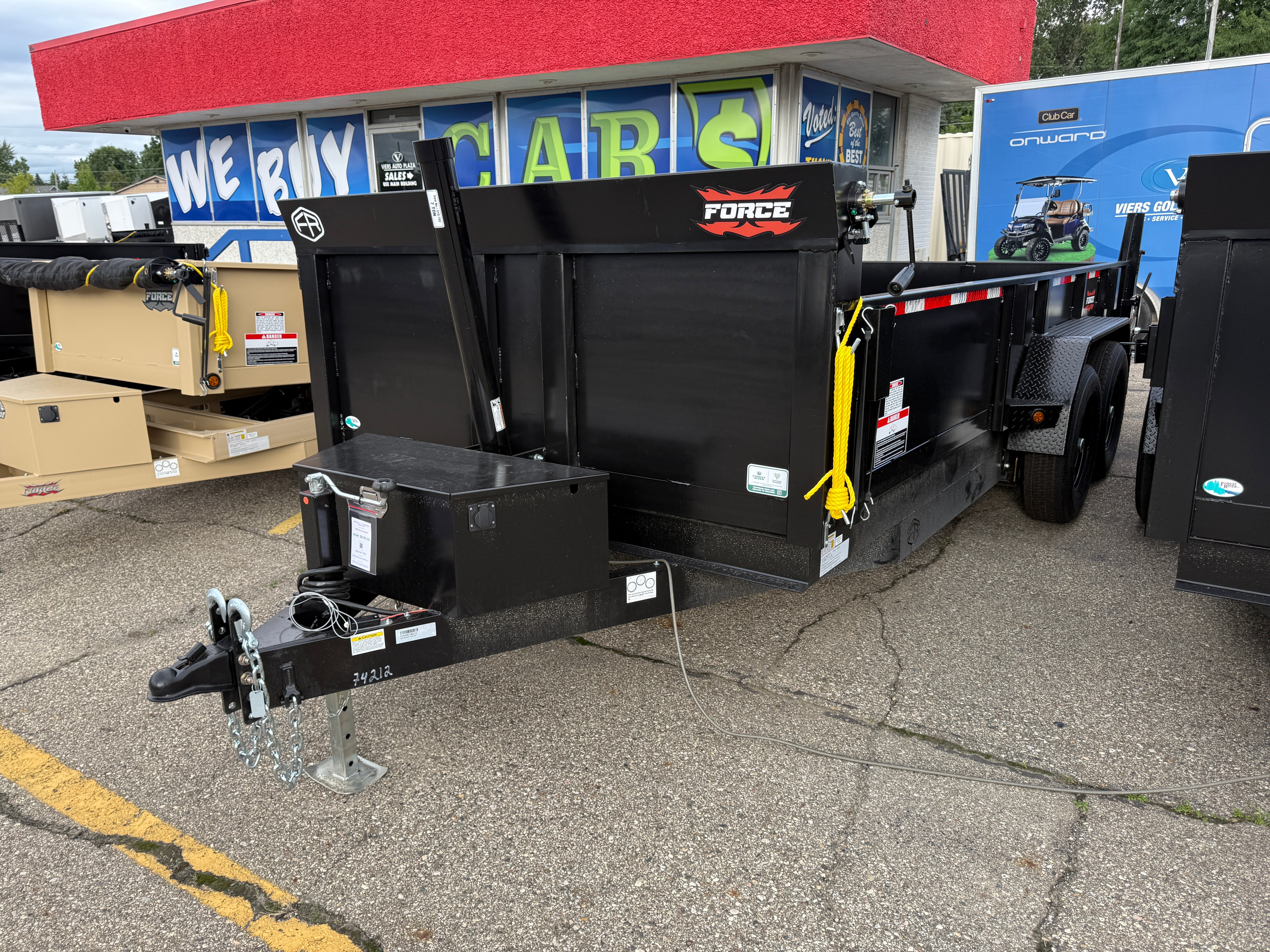 2026 Force 7' x 16' Telescoping Dump Trailer