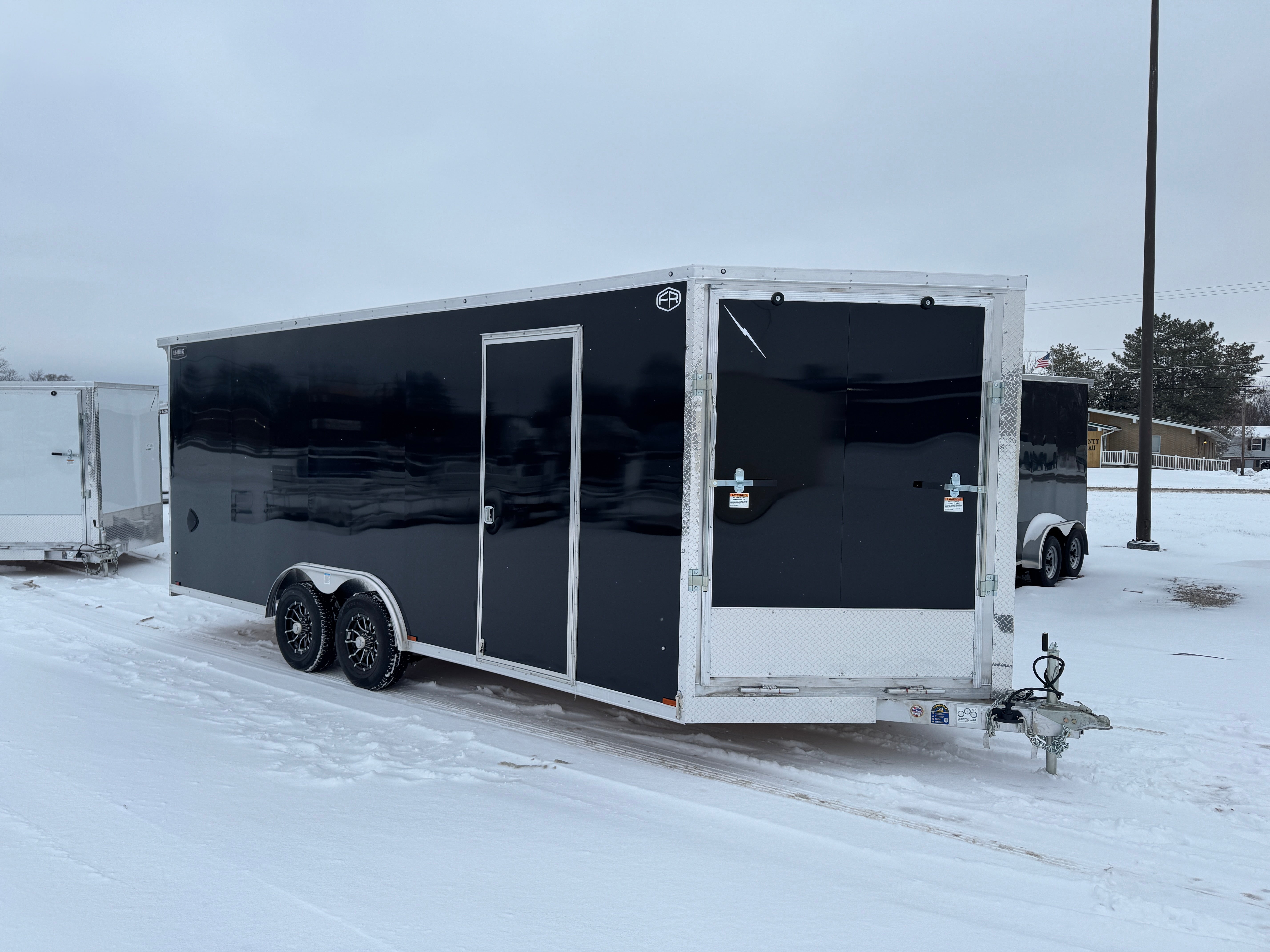 2026 Lightning Aluminum 8.5' x 20' Enclosed Car Hauler / Snowmobile Trailer