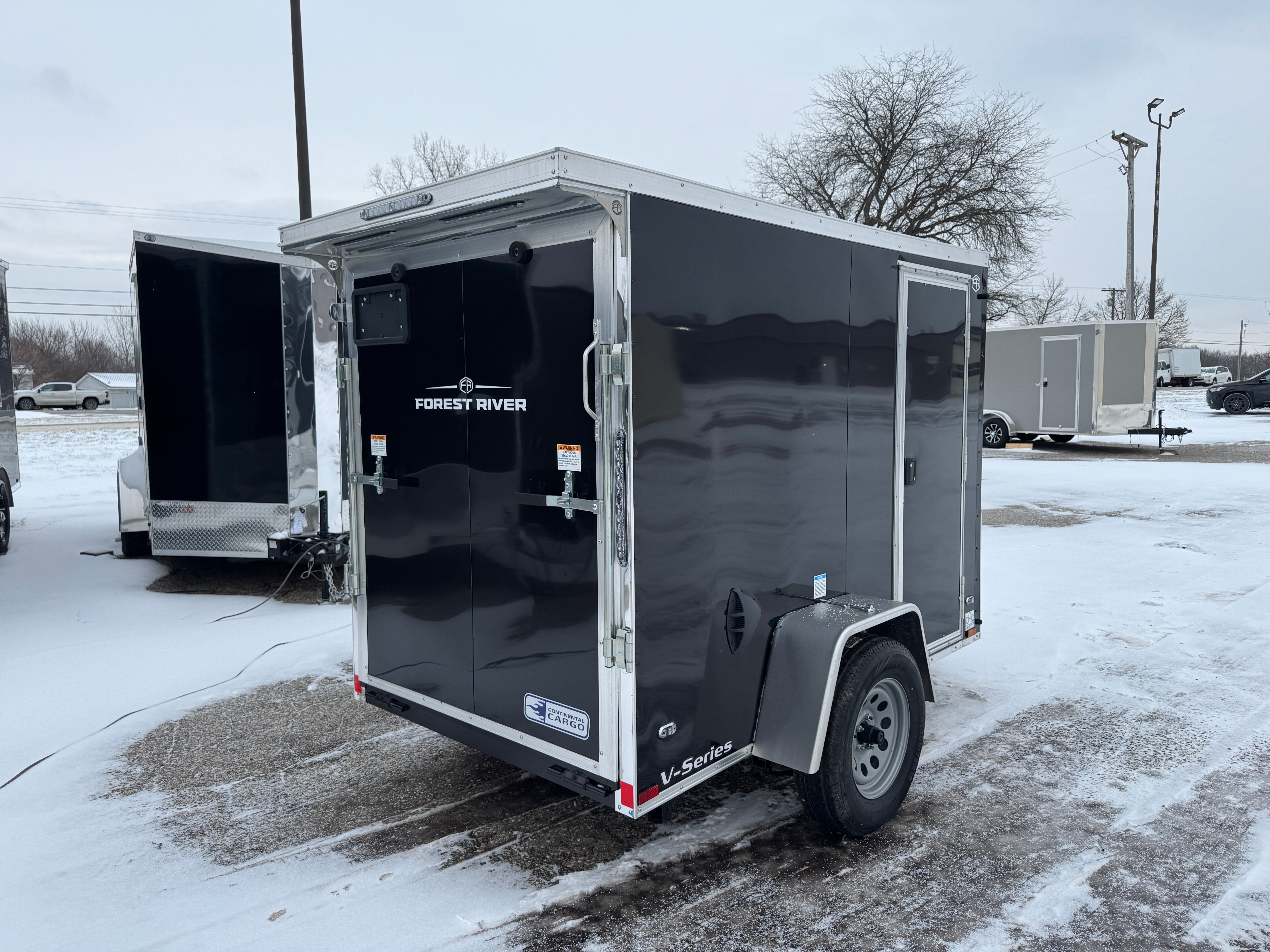 2026 Contintental Cargo 5' x 8' Enclosed Cargo Trailer