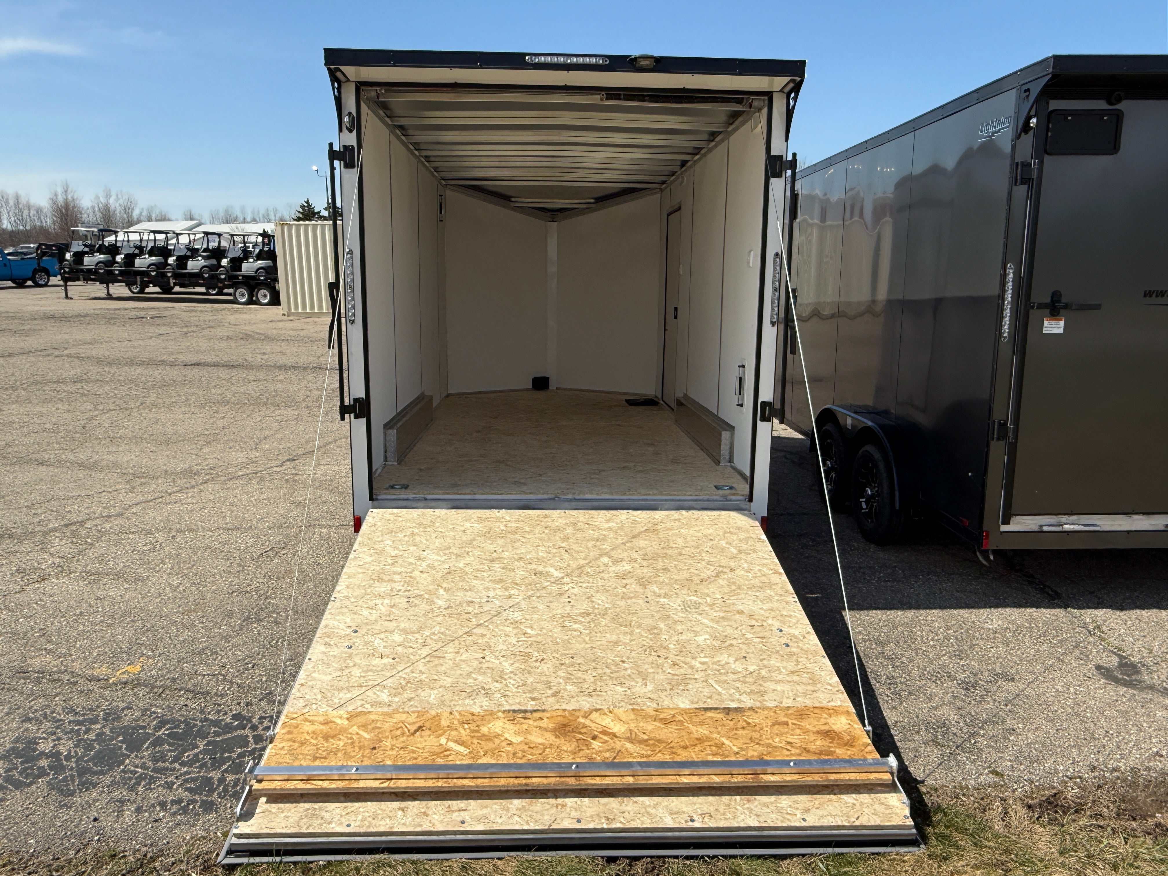 2025 Lightning Aluminum 7.5' x 14' Enclosed Trailer