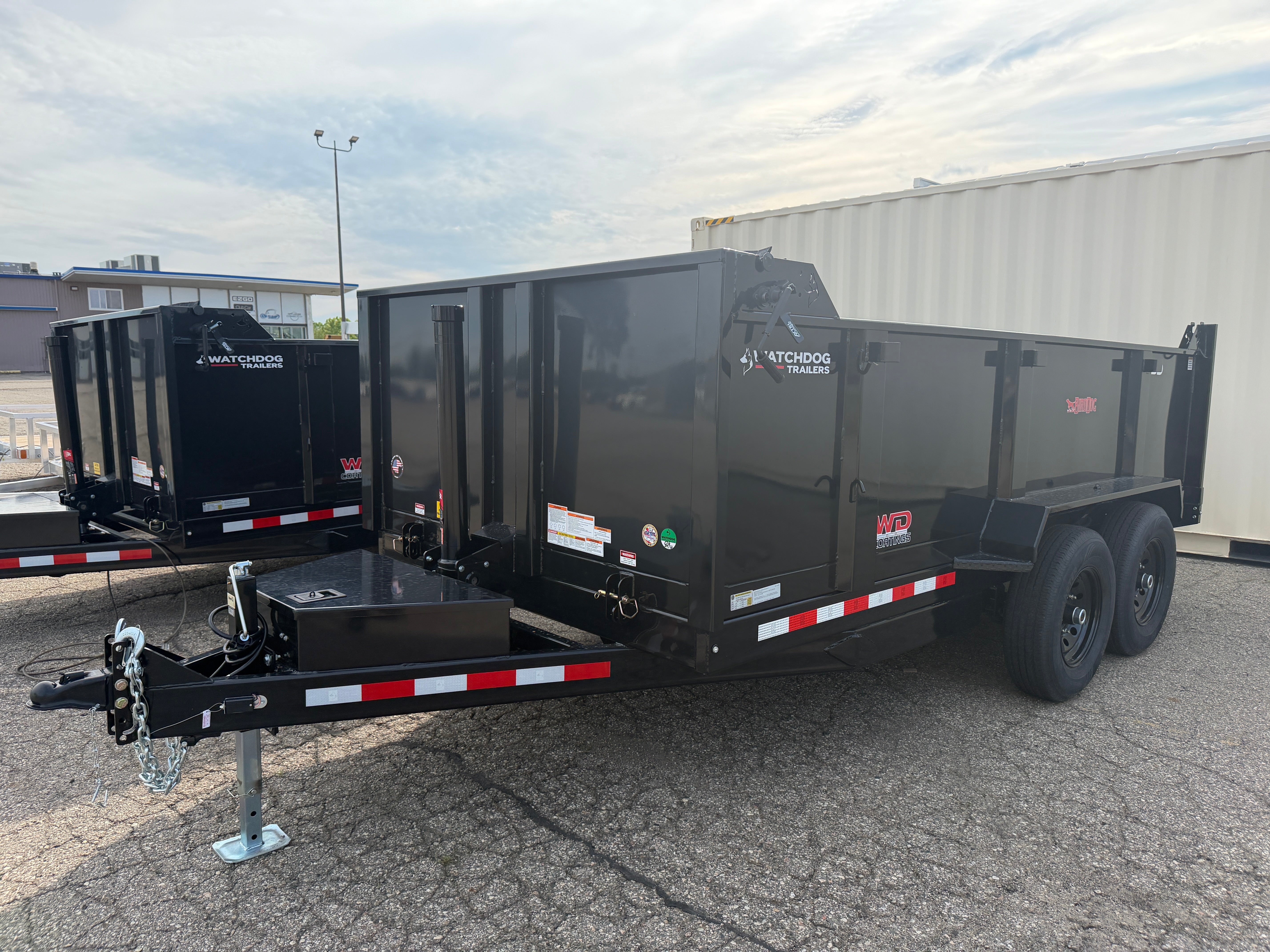 2026 Watchdog Bird Dog 7' x 14' High Side Telescoping Dump Trailer
