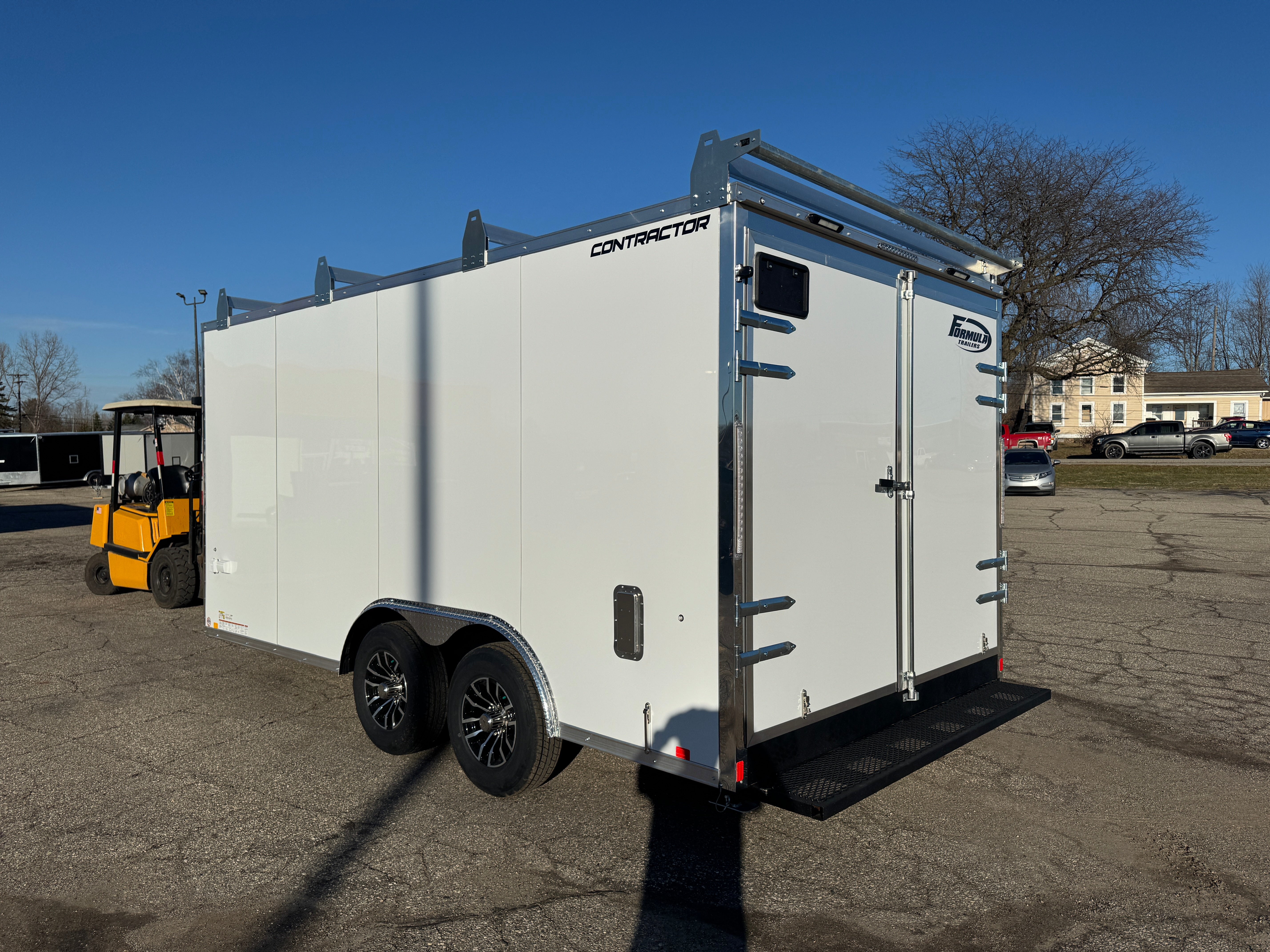2026 Formula 8.5' x 16' Contractor Deluxe Flat Top Bullnose Enclosed Trailer