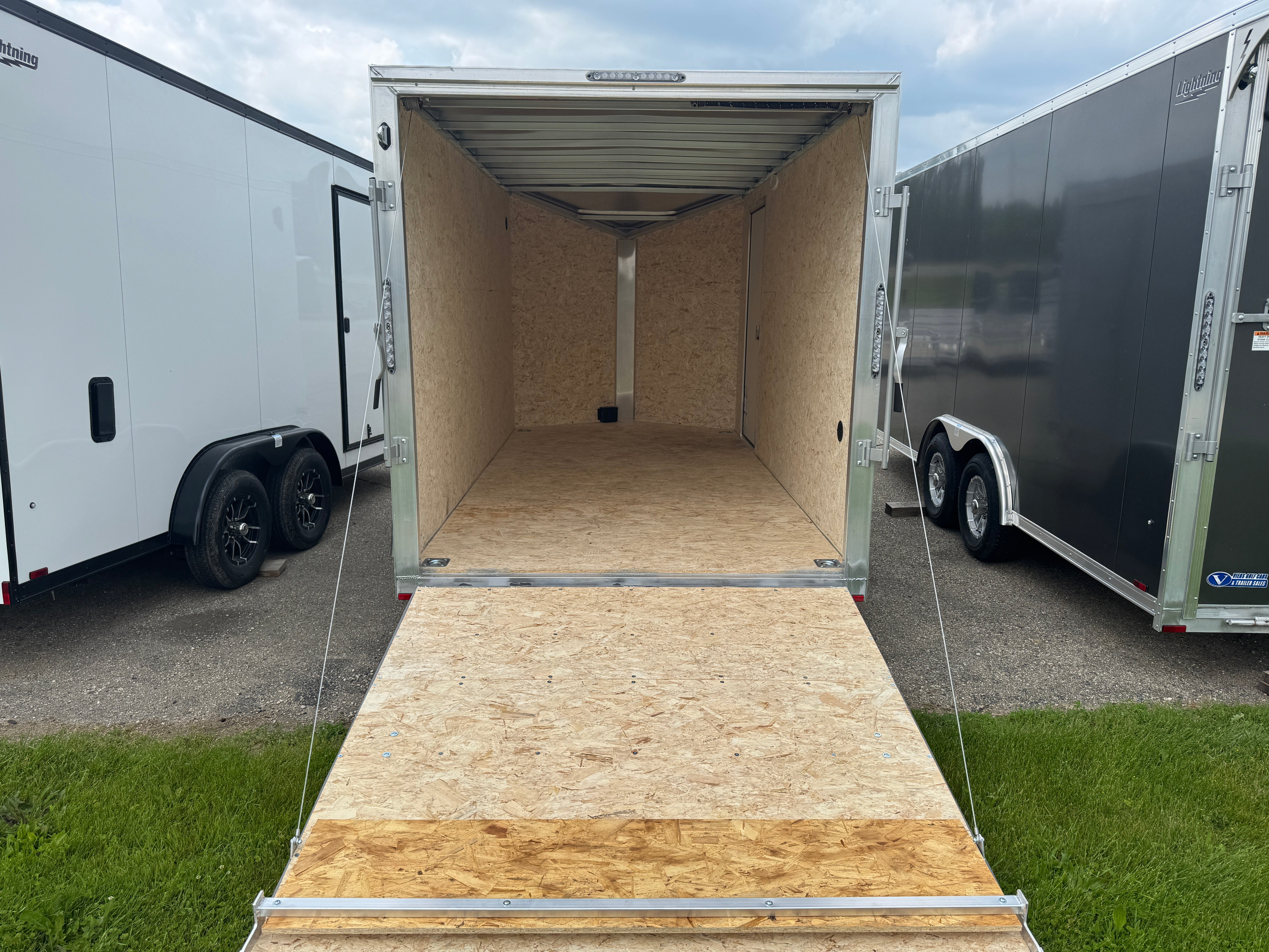 2025 Lightning Aluminum 7' x 14' Enclosed Trailer