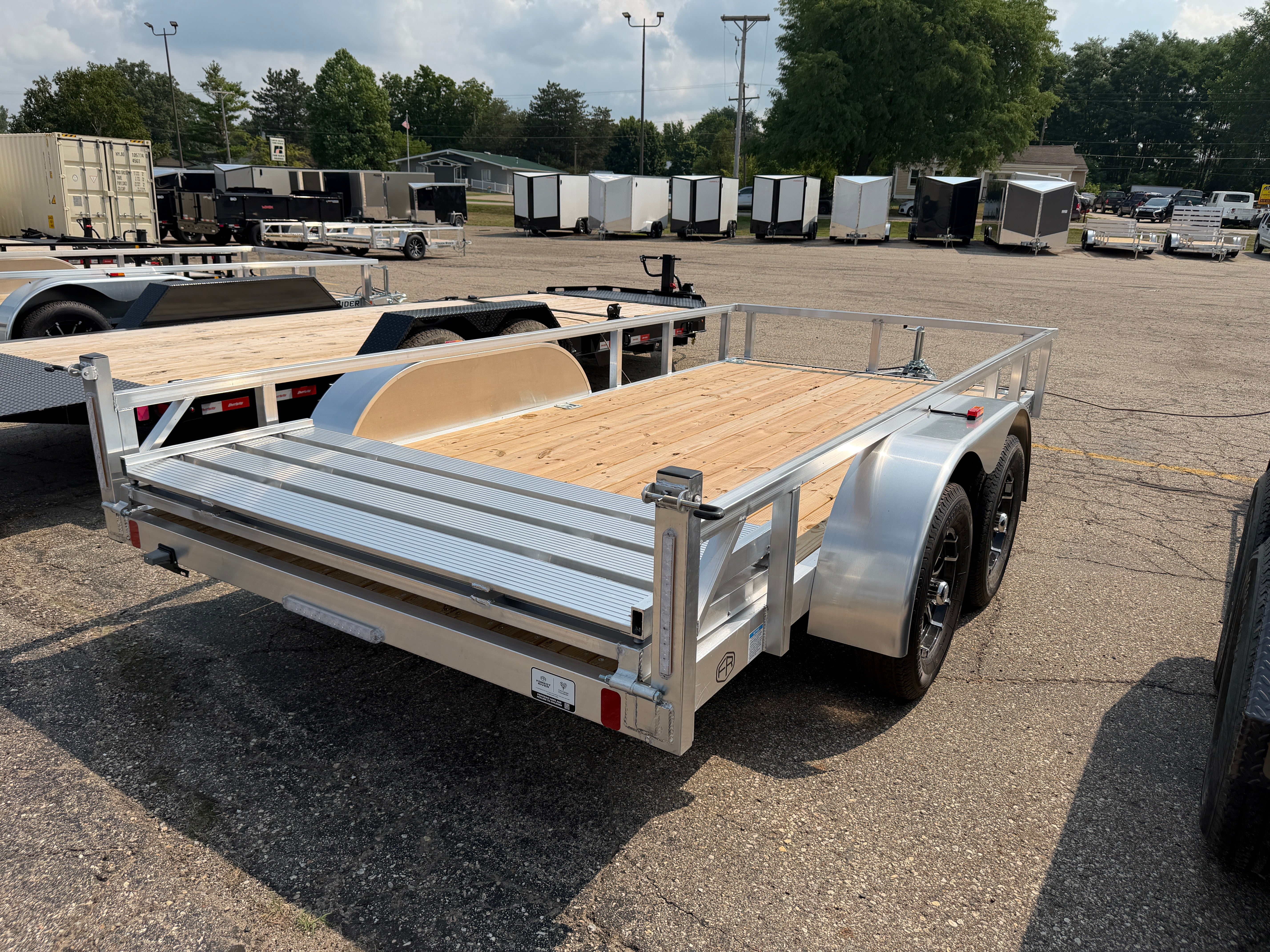 2027 Rough Rider Aluminum 6.5' x 14' Utility Trailer