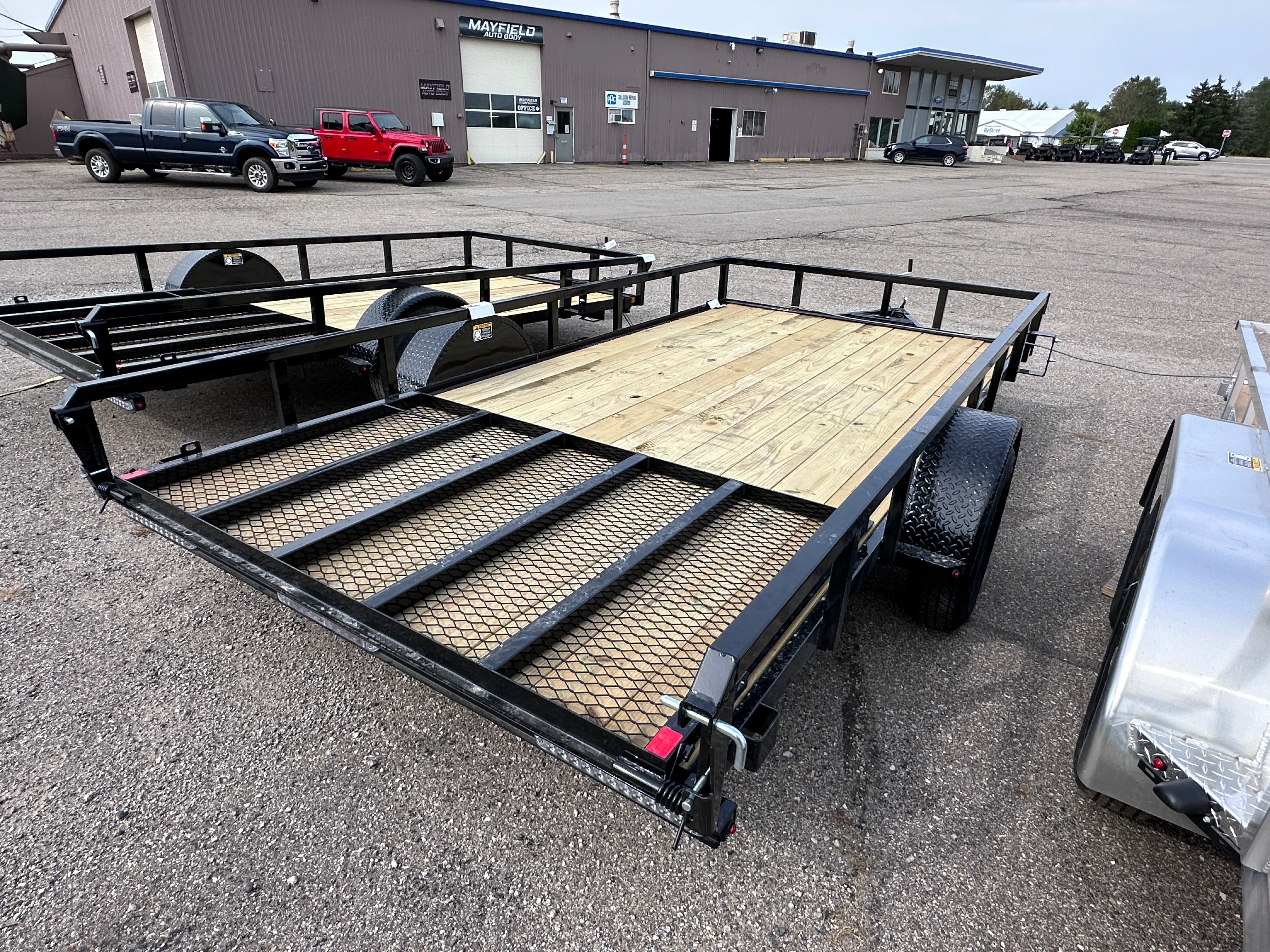 2025 H&H 82" x 14' Rail Side Utility Trailer