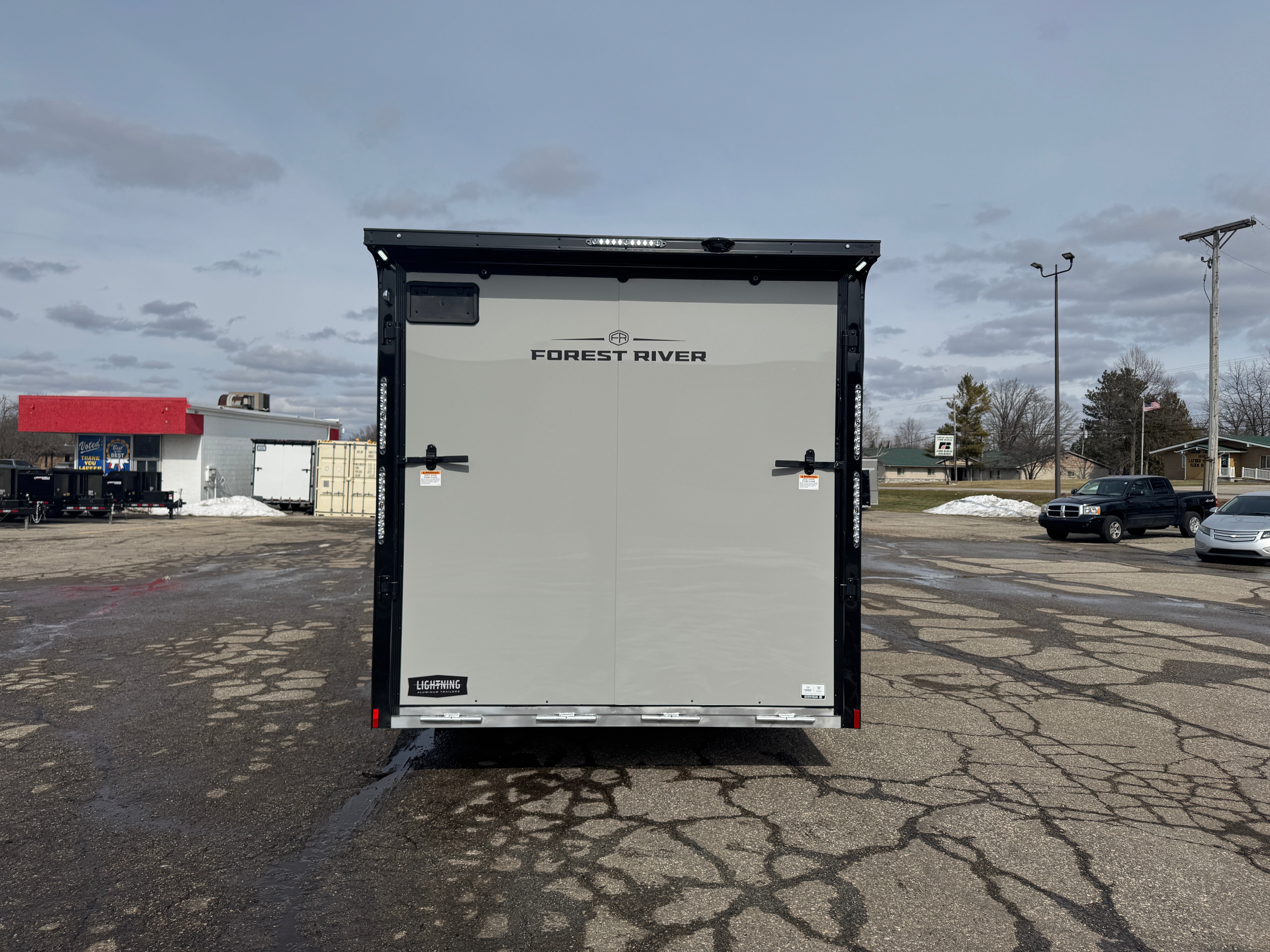 2026 Lightning Aluminum 8.5' x 20' Enclosed Car Hauler / Snowmobile Trailer
