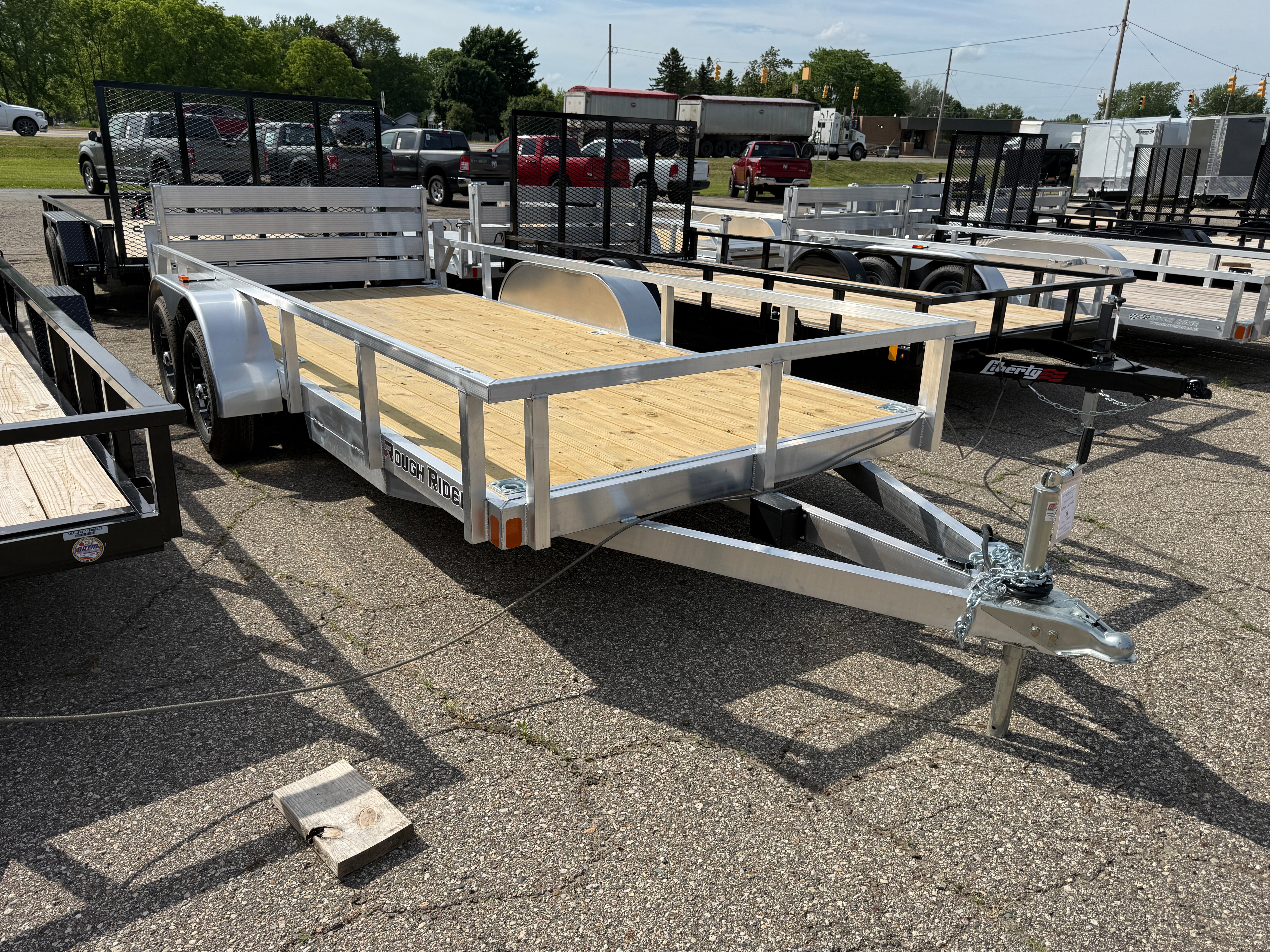 2027 Rough Rider Aluminum  6.5' x 16' Utility Trailer