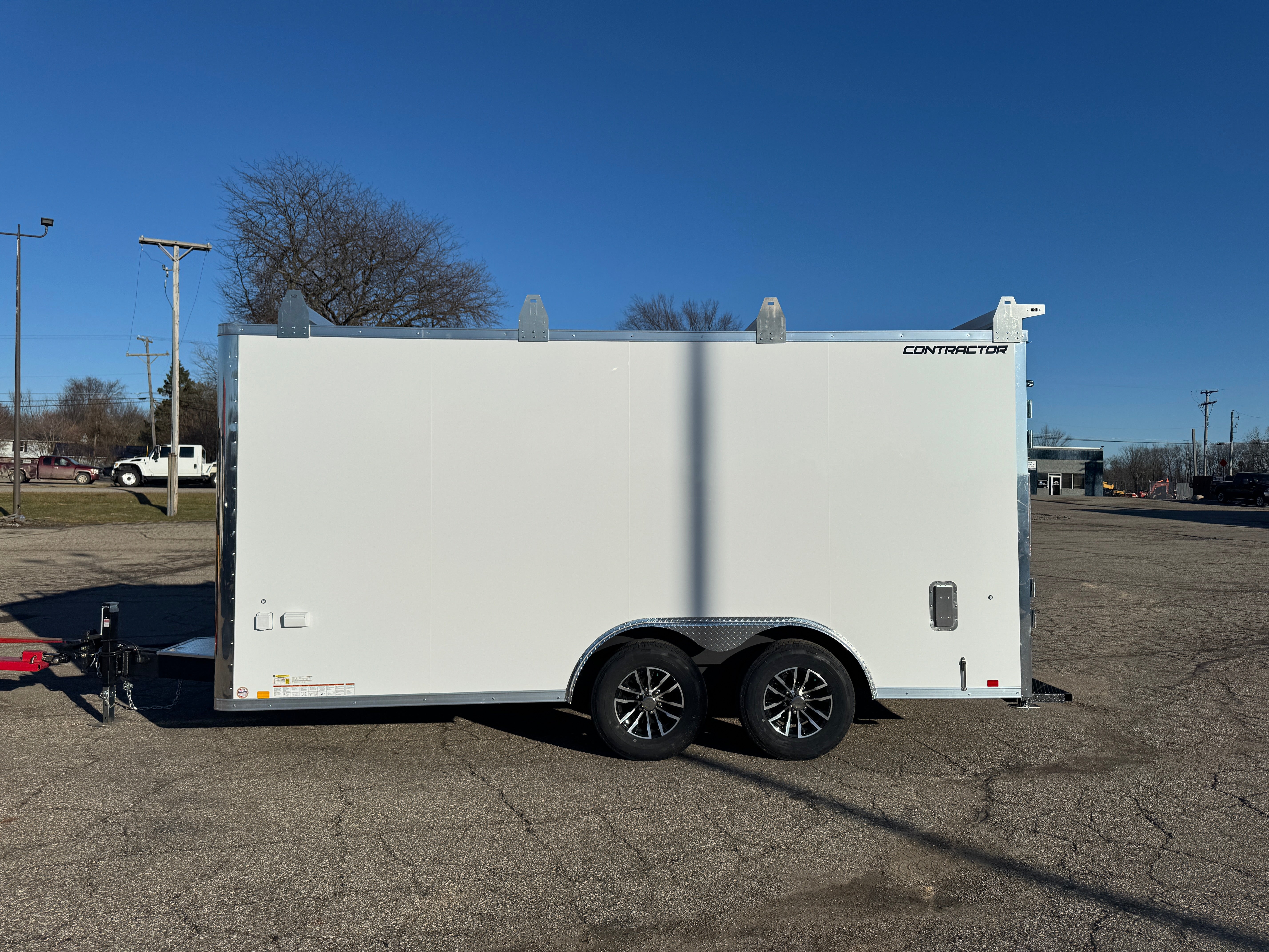 2026 Formula 8.5' x 16' Contractor Deluxe Flat Top Bullnose Enclosed Trailer