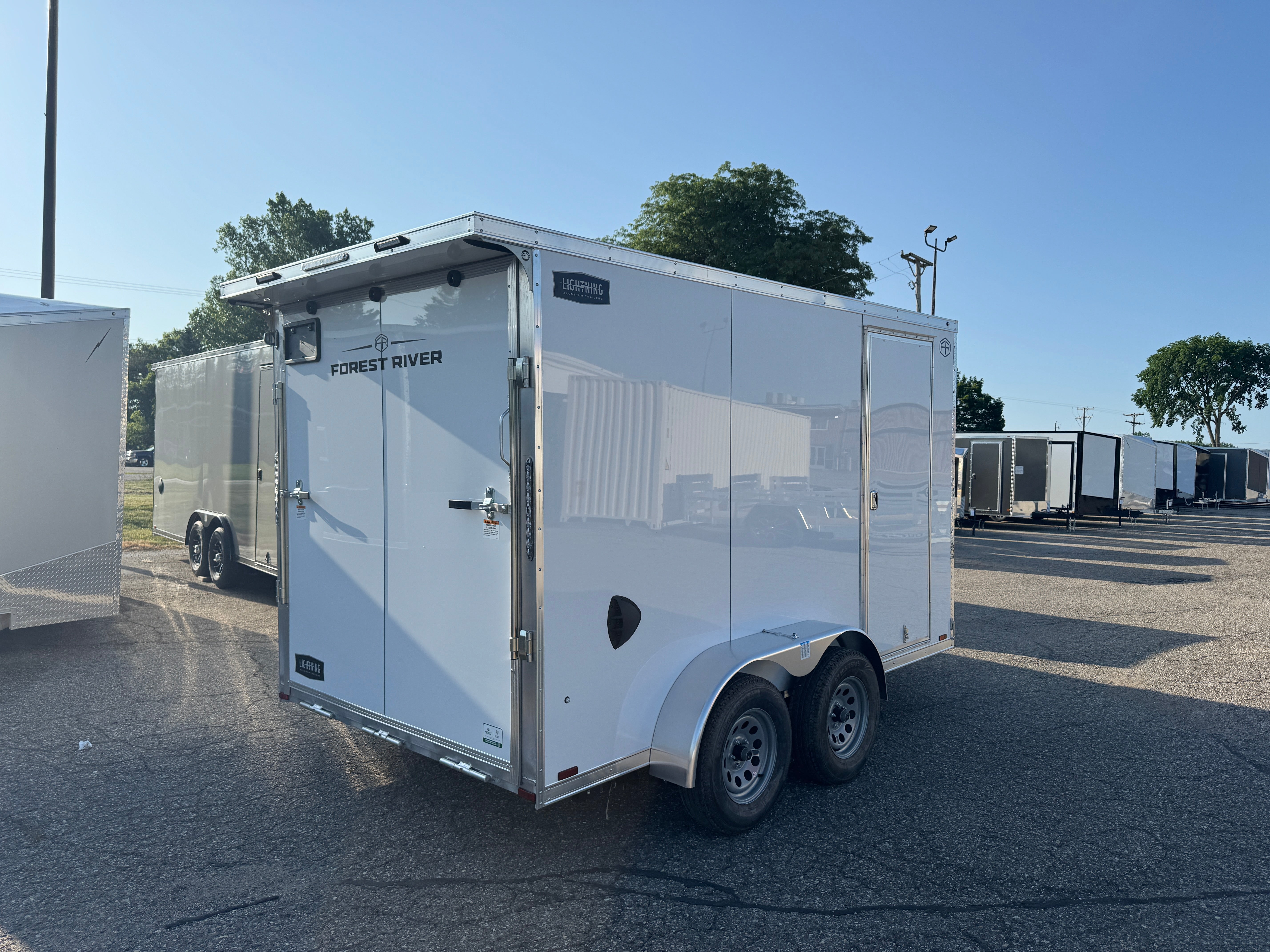 2027 Lightning Aluminum 7' x 12' Enclosed Trailer