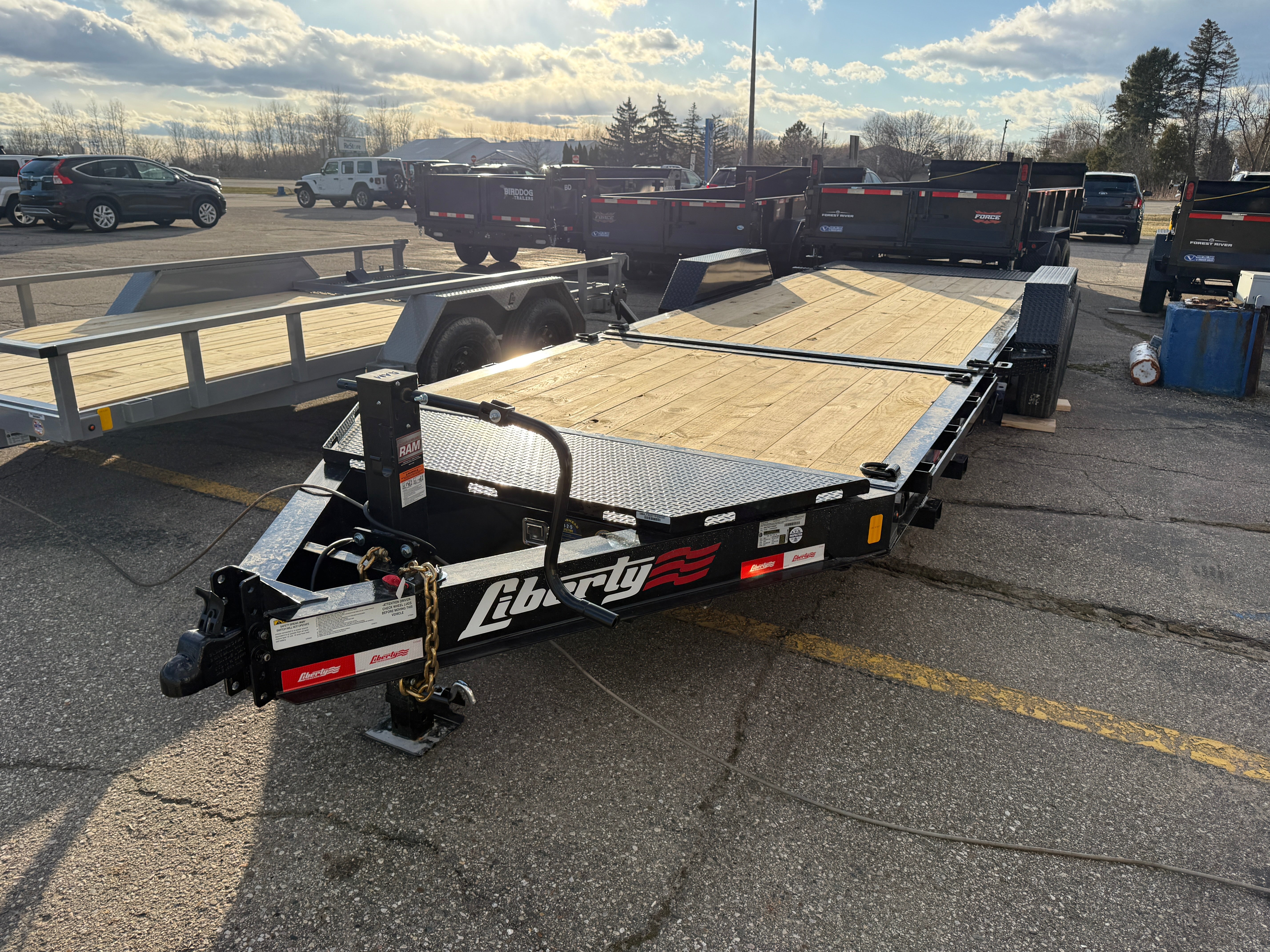 2026 Liberty 83" x 22' Tilt Deck Equipment Trailer