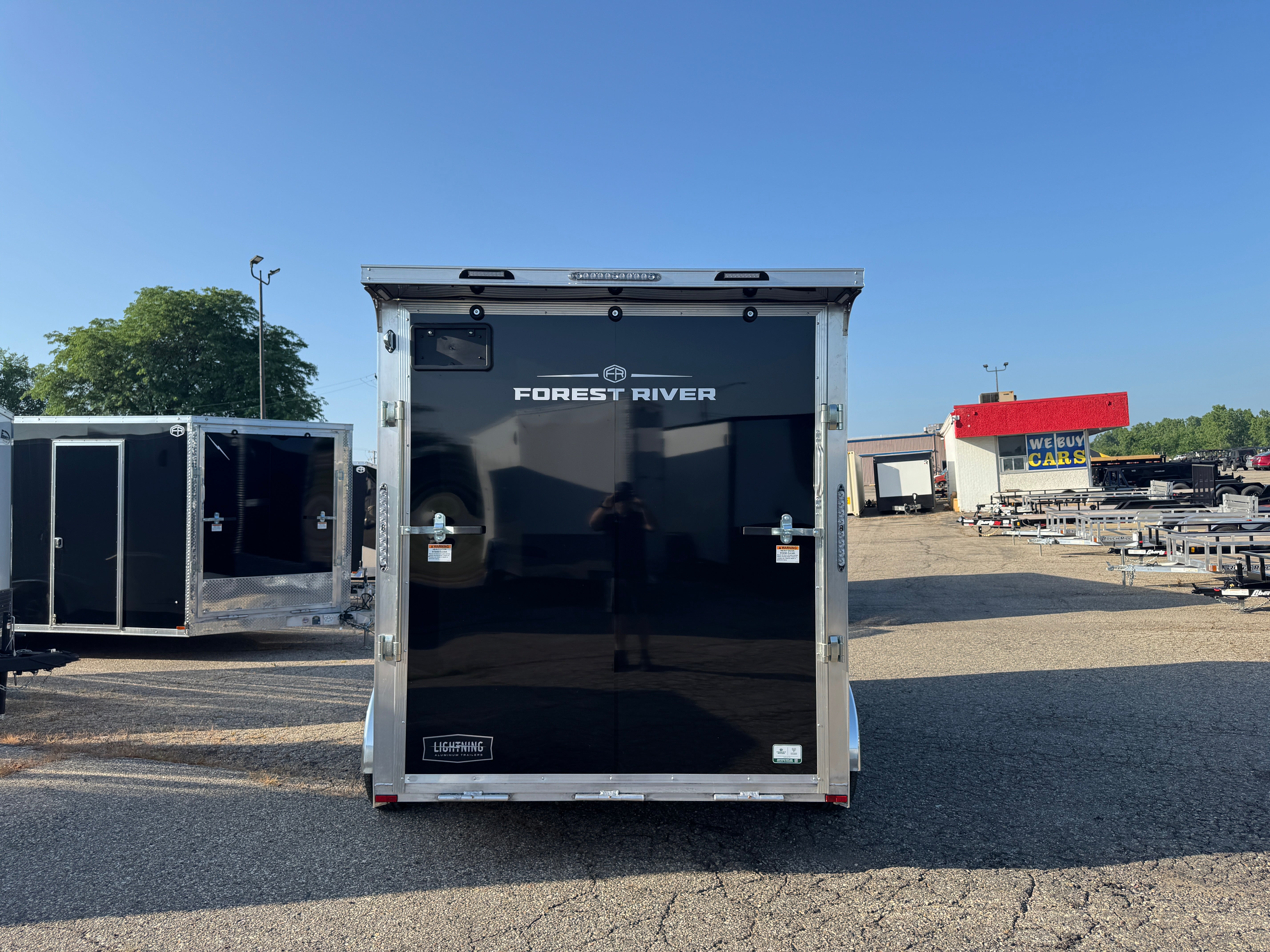 2027 Lightning Aluminum 7' x 12' Enclosed Trailer