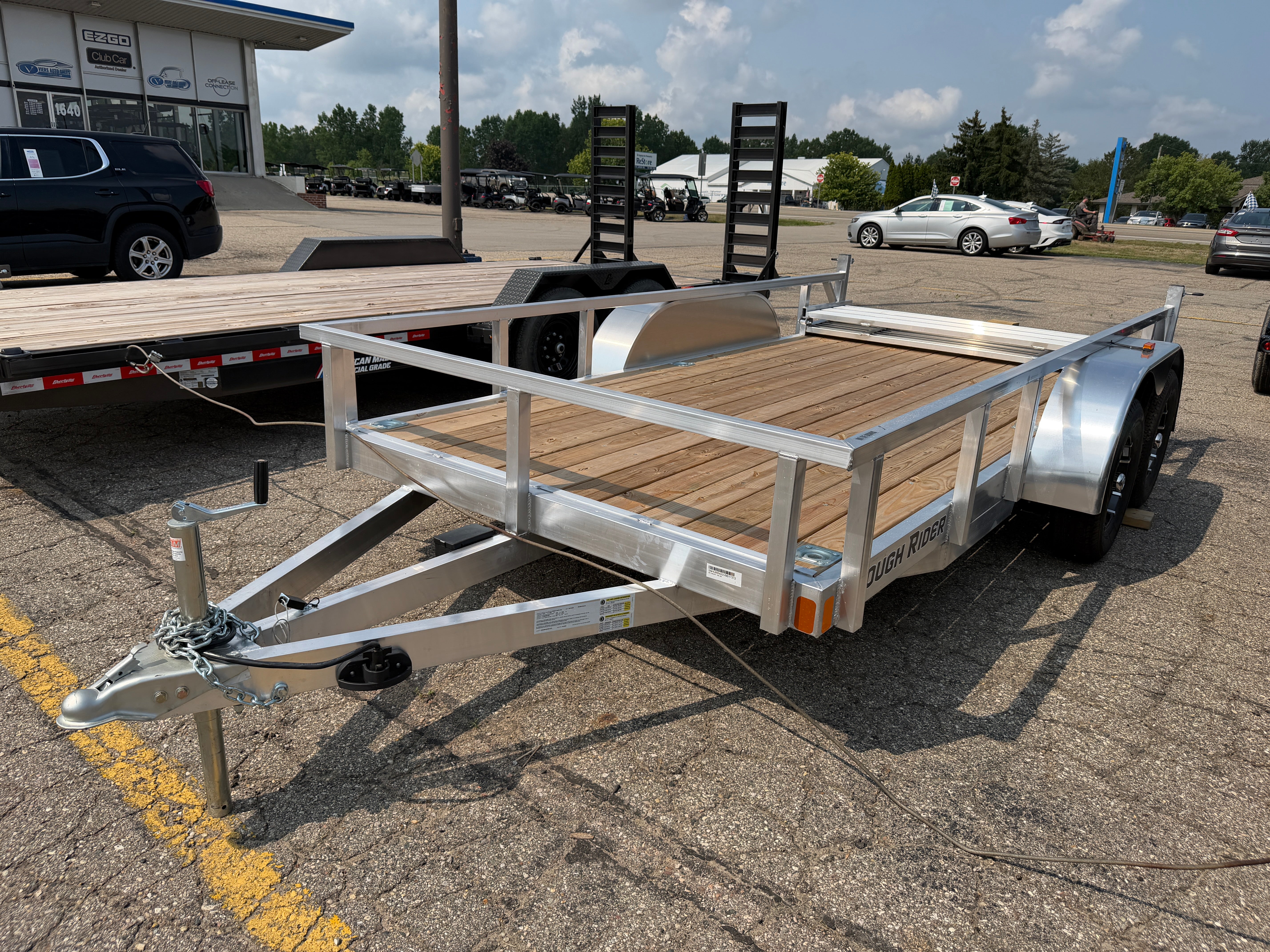 2027 Rough Rider Aluminum 6.5' x 14' Utility Trailer