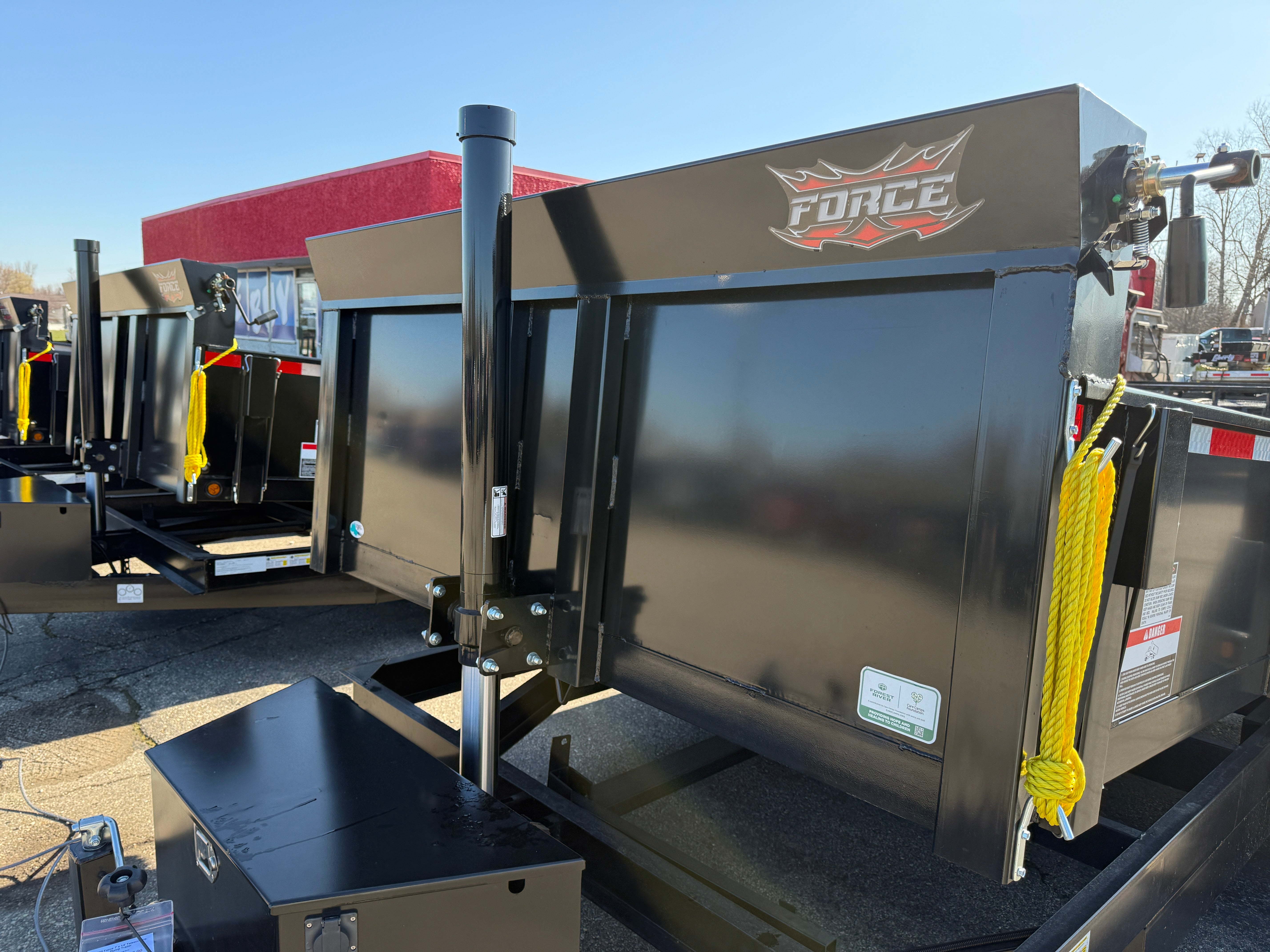 2025 Force 7' x 14' Telescoping Dump Trailer