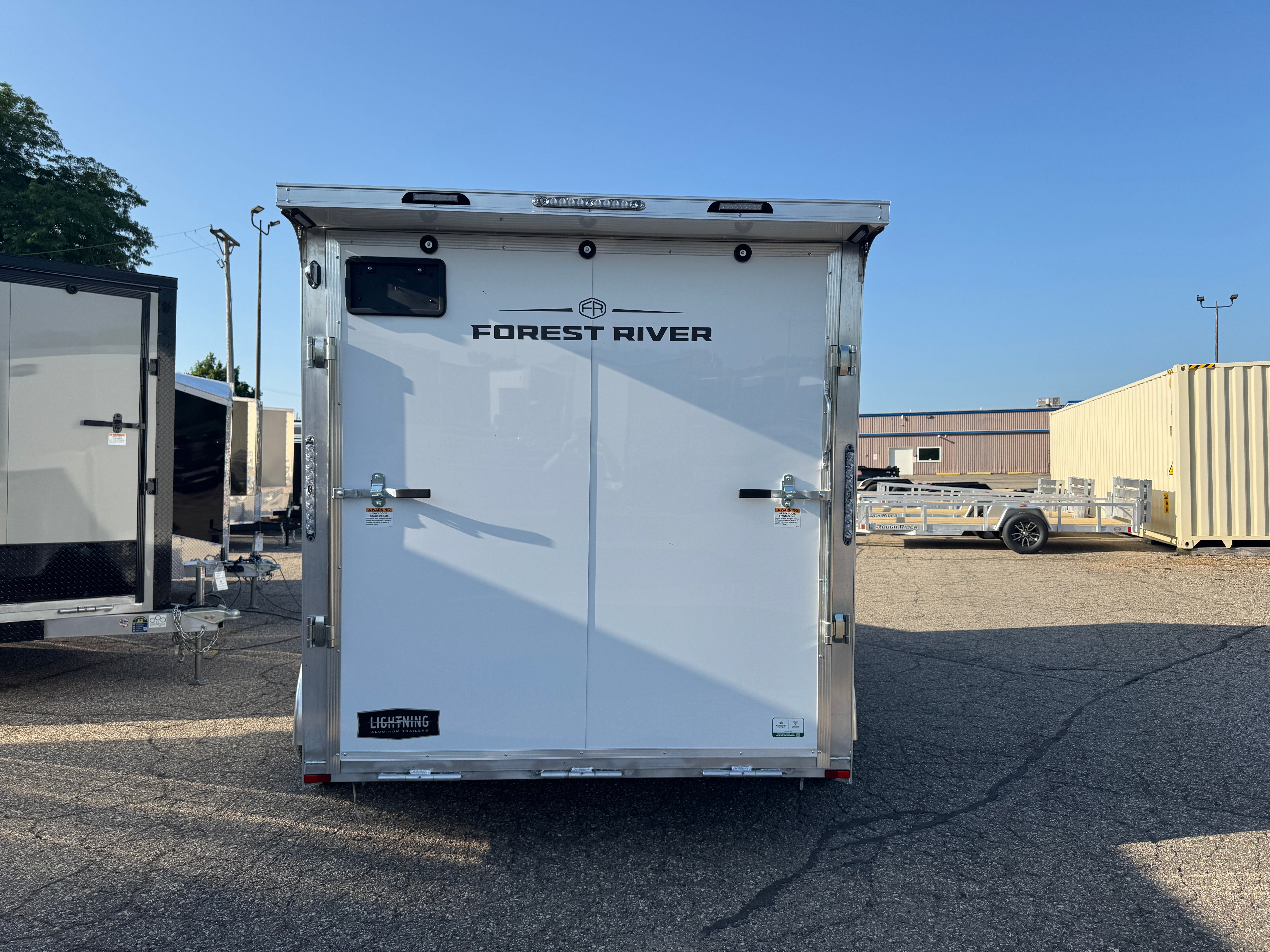 2027 Lightning Aluminum 7' x 12' Enclosed Trailer