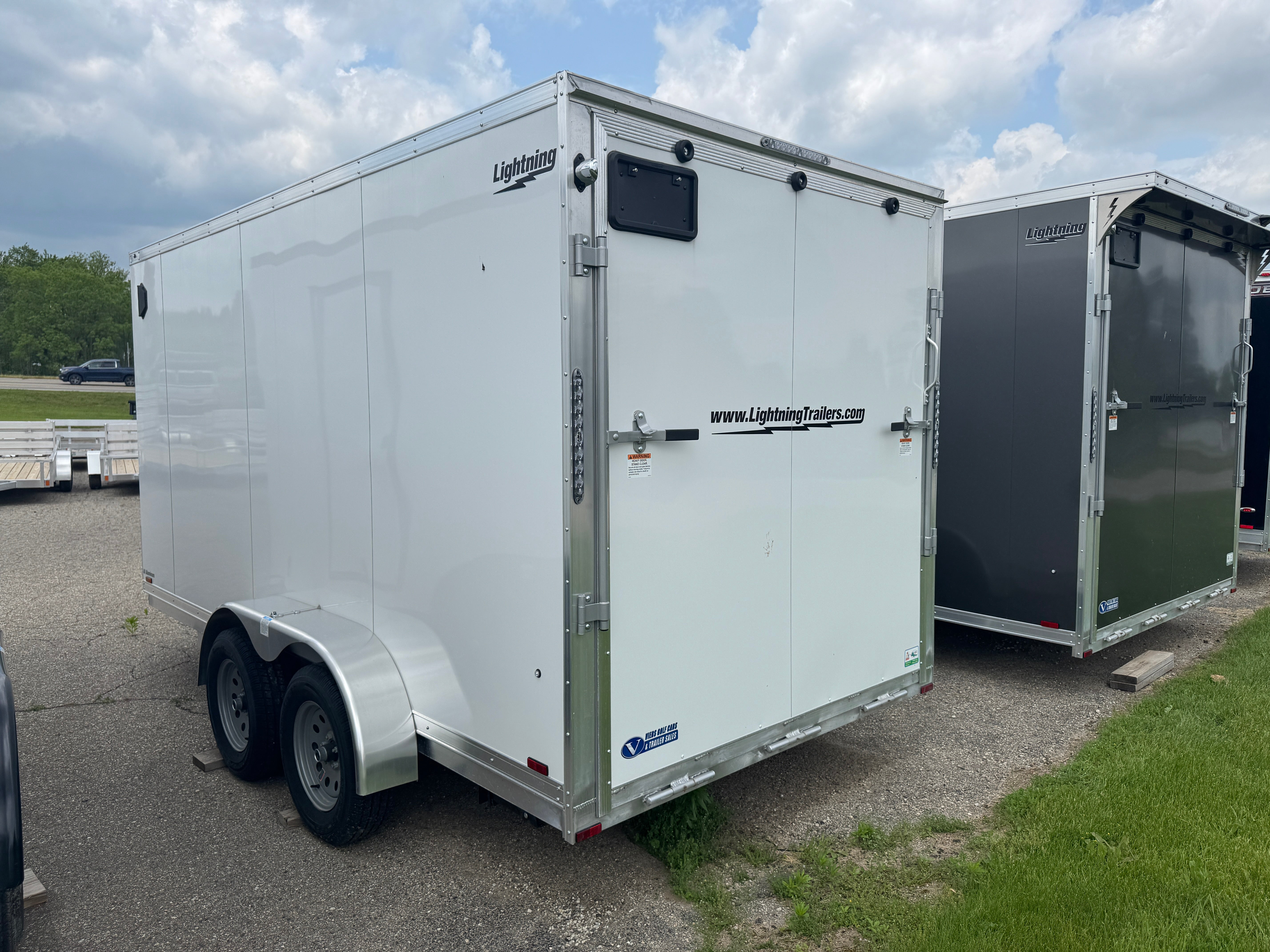 2025 Lightning Aluminum 7' x 14' Enclosed Trailer