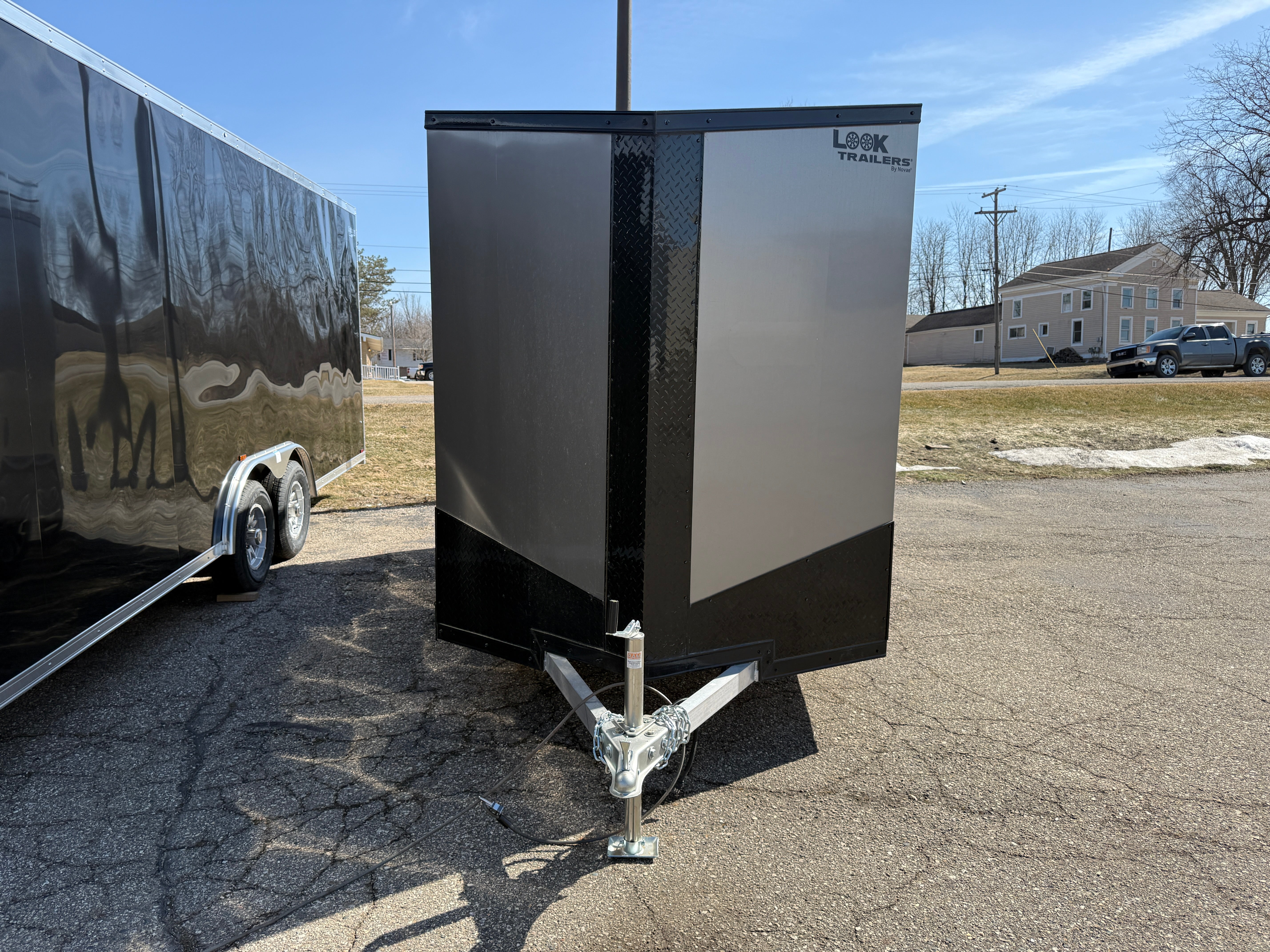 DAMAGED - 2025 Look Vision Aluminum 6' x 12' Enclosed Trailer