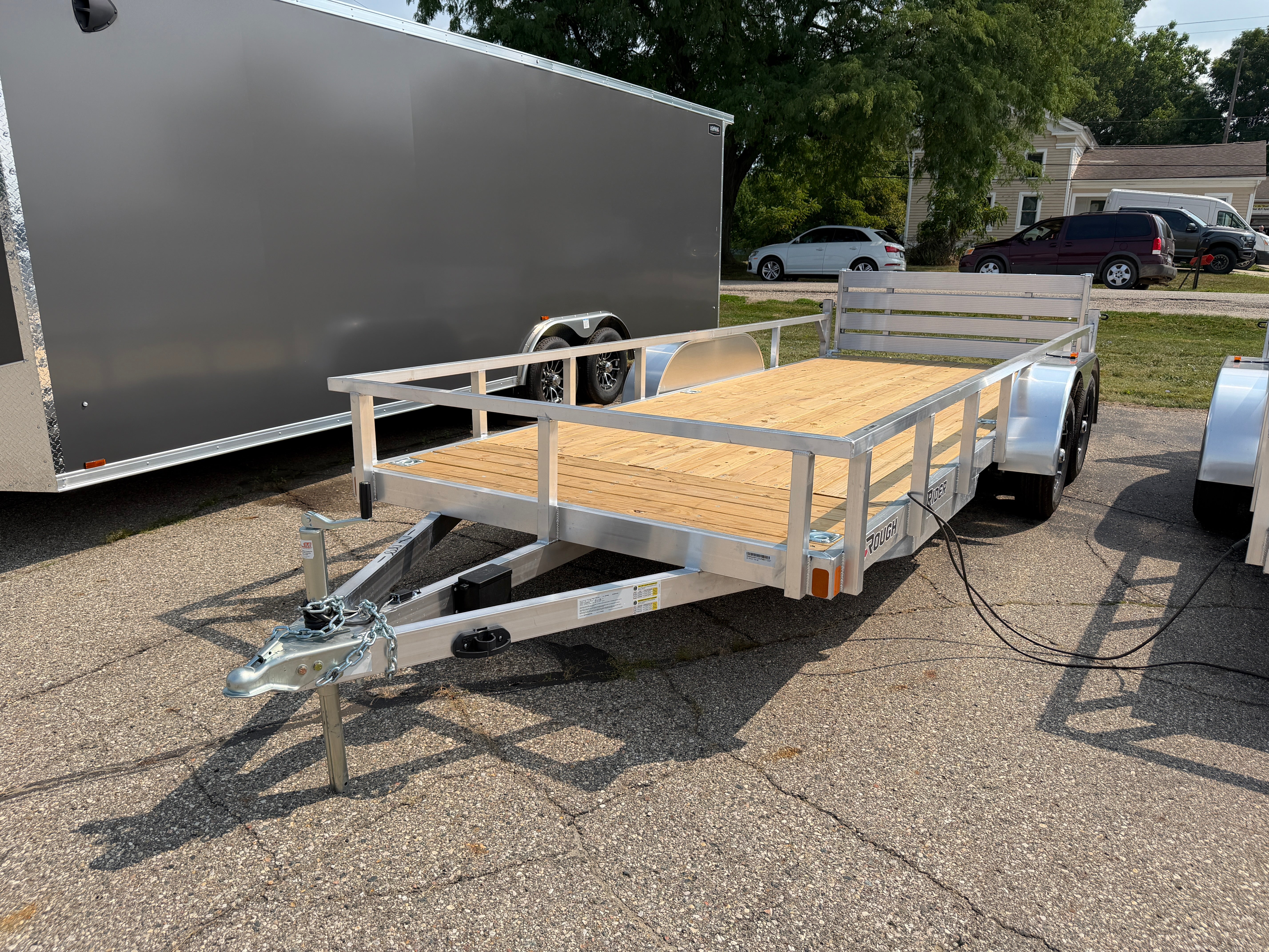 2027 Rough Rider Aluminum 7' x 18' Utility Trailer