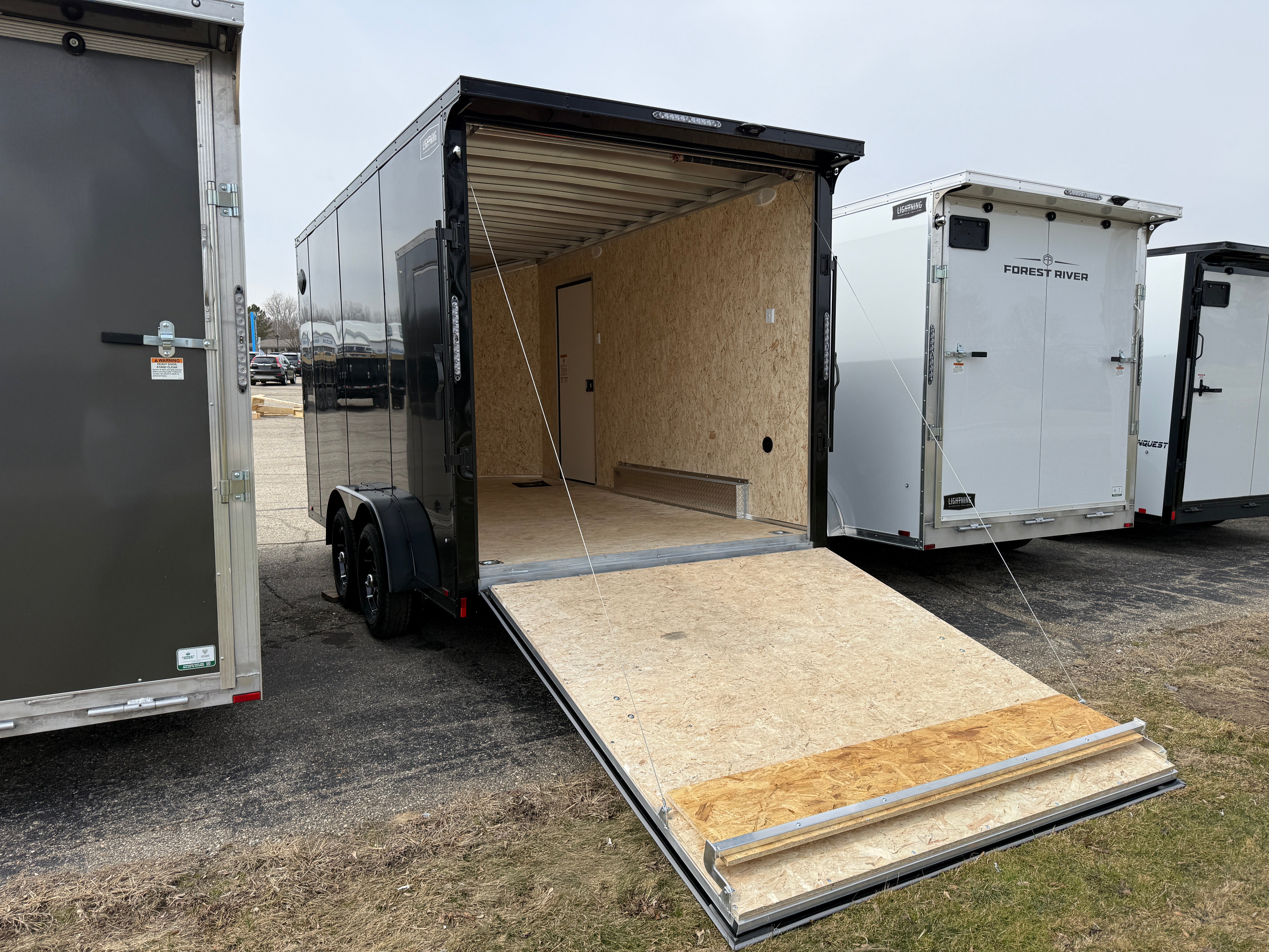 2026 Lightning Aluminum 7.5' x 14' Enclosed Cargo Trailer