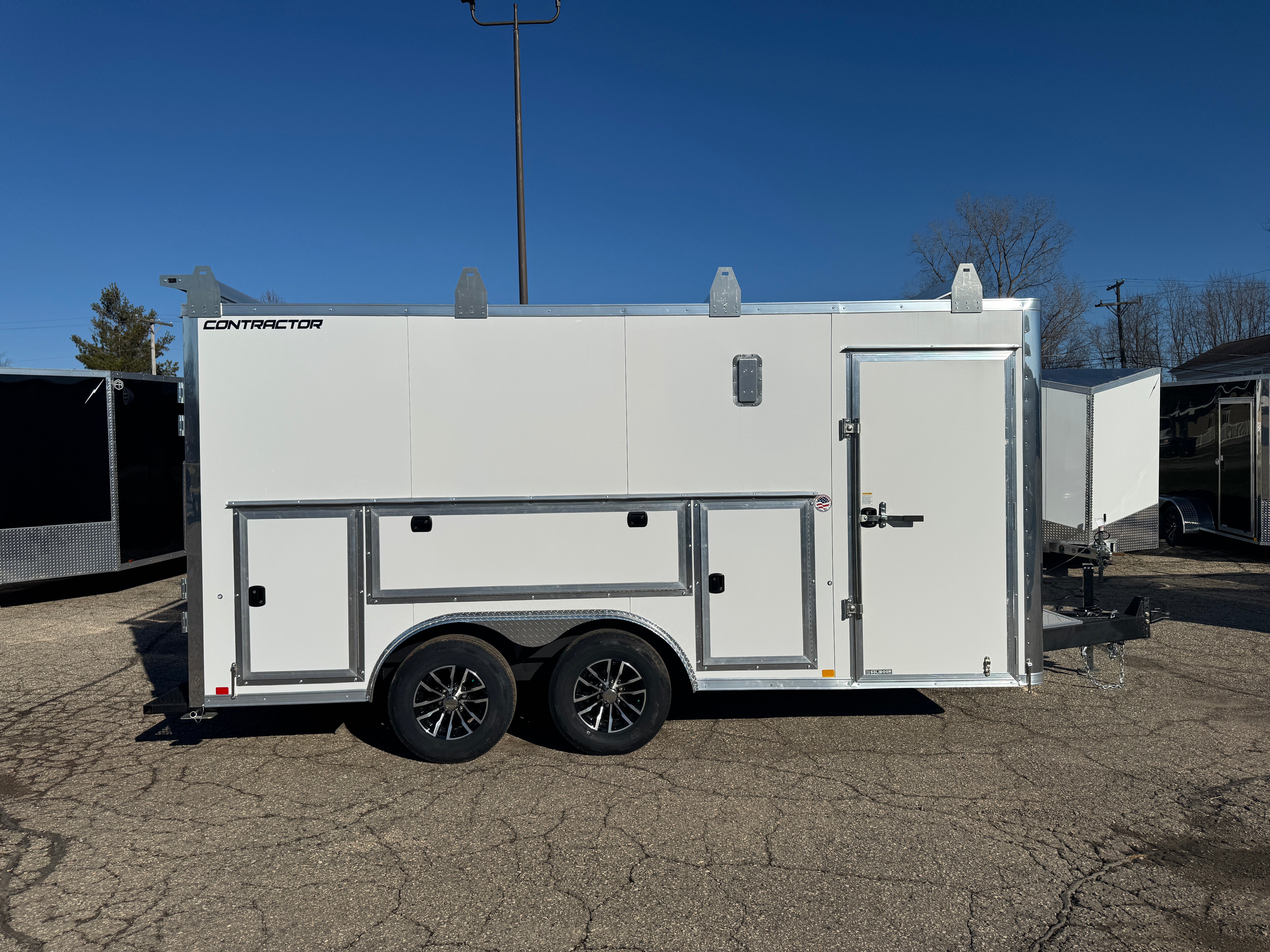 2026 Formula 8.5' x 16' Contractor Deluxe Flat Top Bullnose Enclosed Trailer