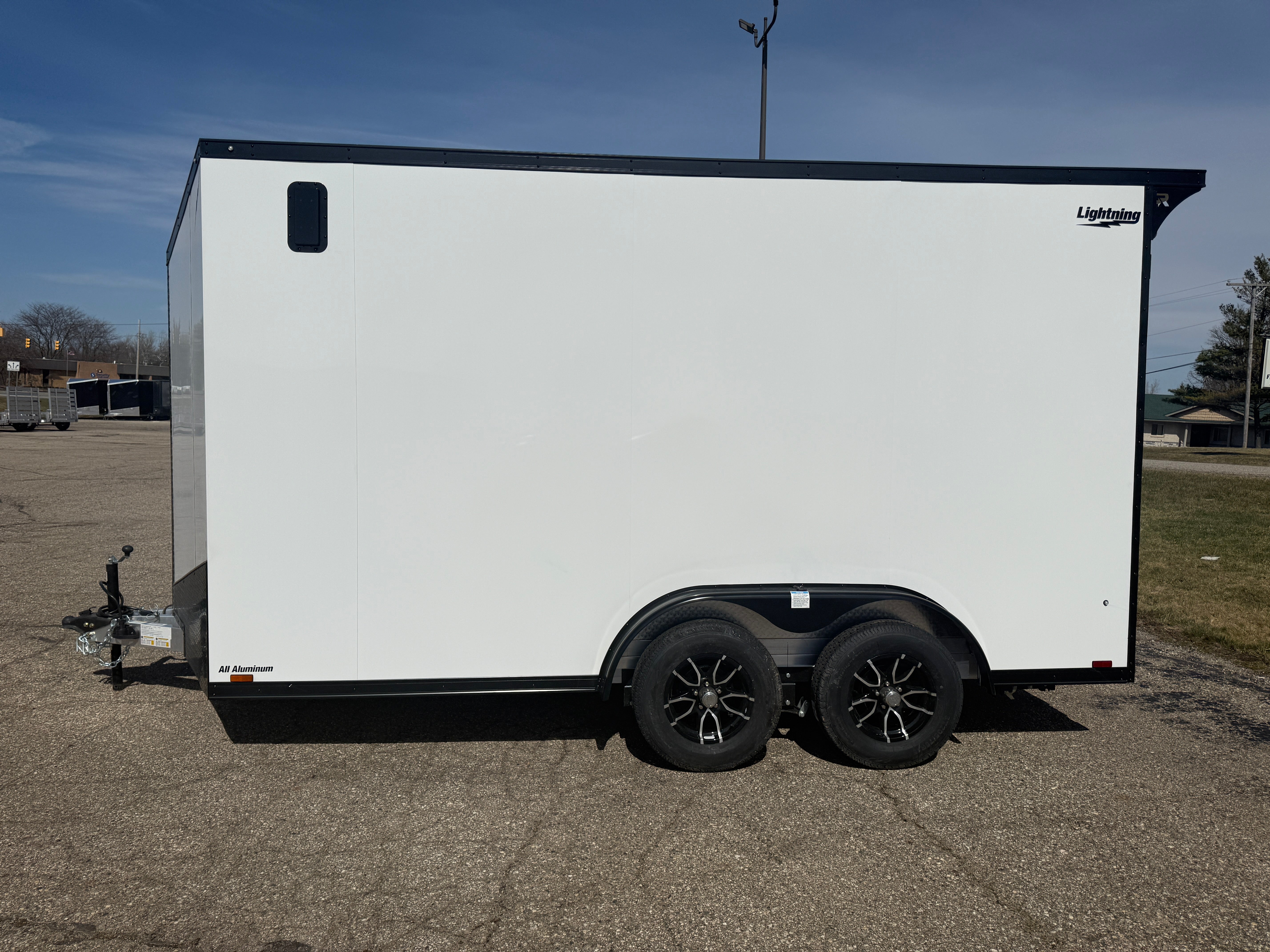 2025 Lightning Aluminum 7.5' x 14' Enclosed Trailer