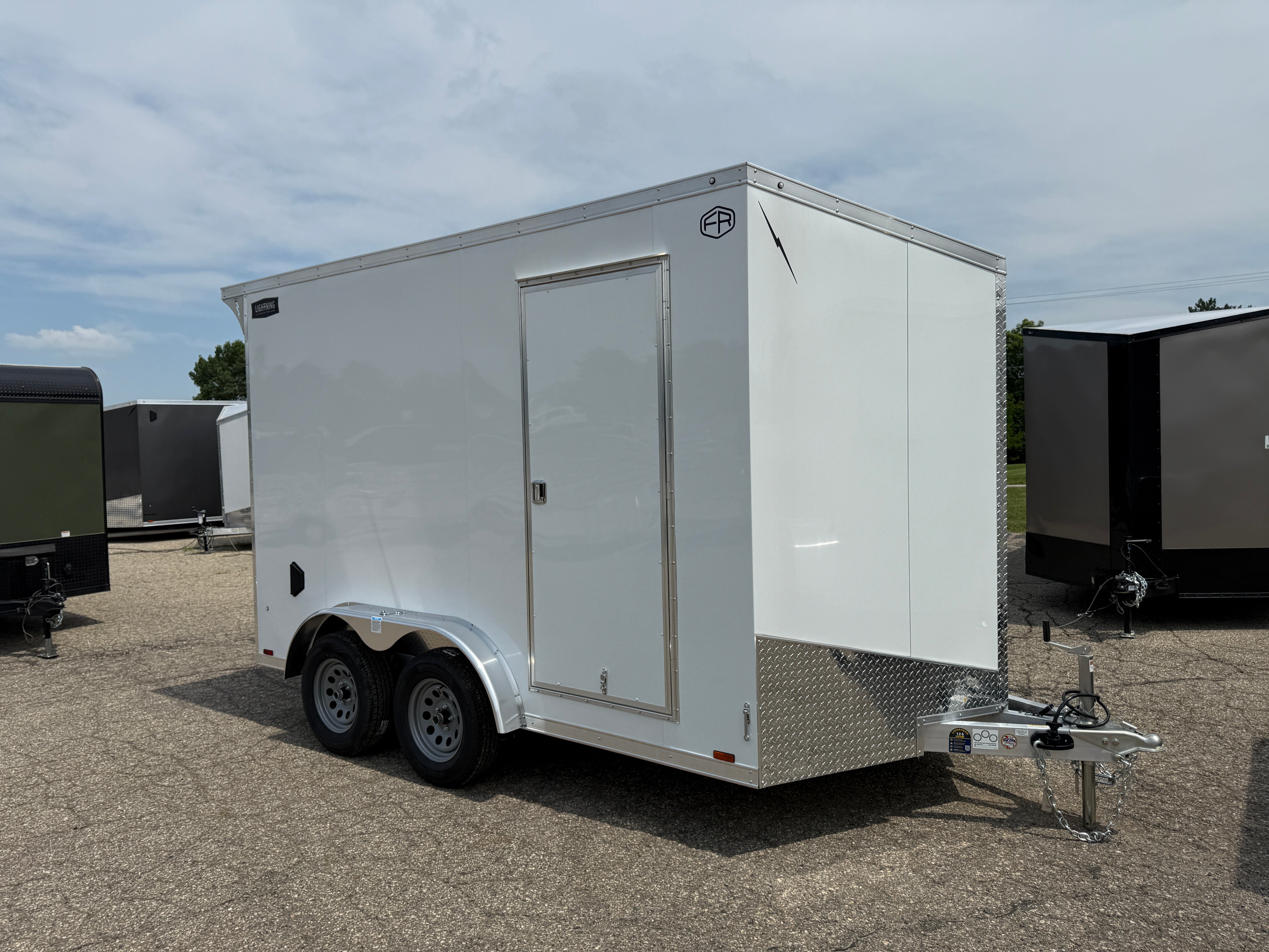 2026 Lightning Aluminum 7.5' x 12' Enclosed Cargo Trailer