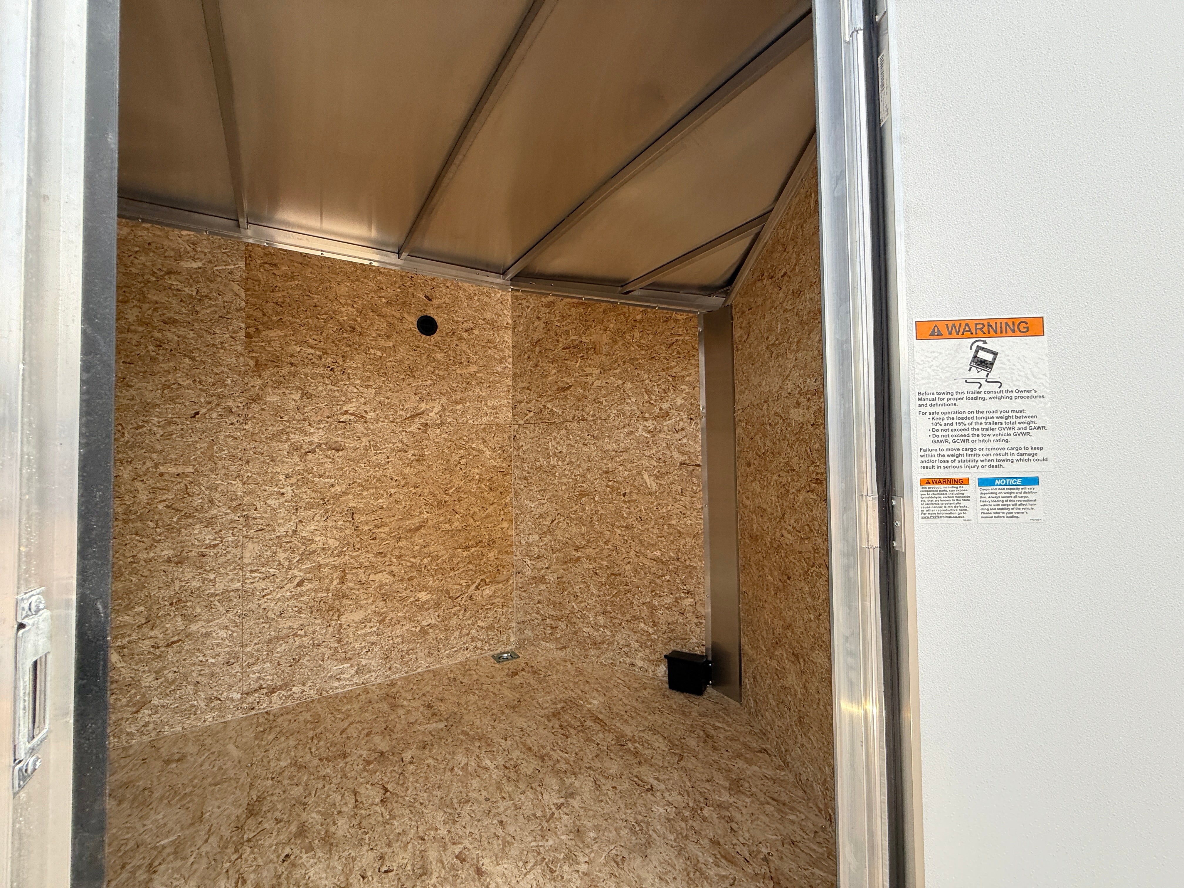 2026 Lightning Aluminum 7' x 12' Enclosed Cargo Trailer