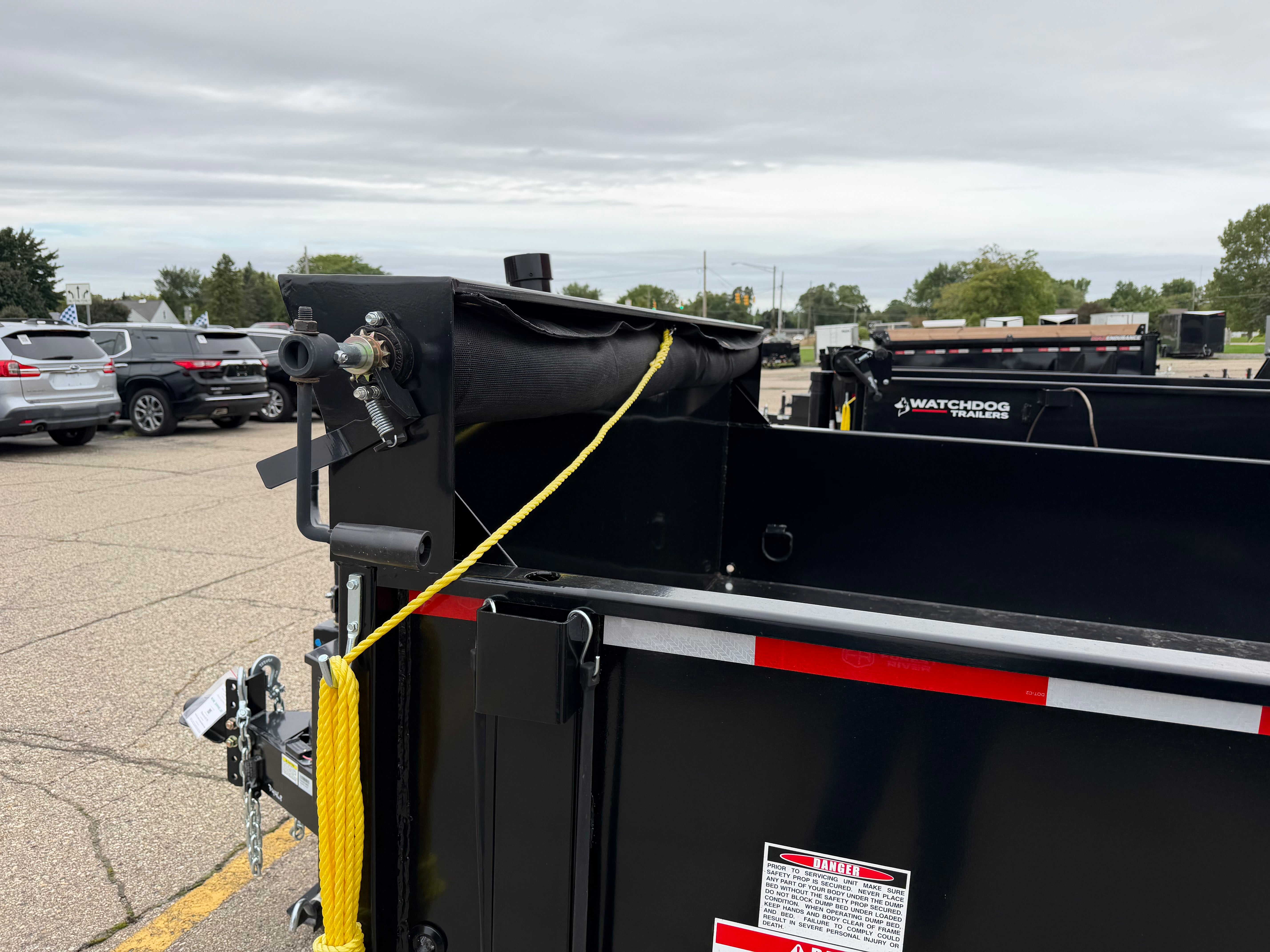 2027 Force 7' x 16' Telescoping Dump Trailer