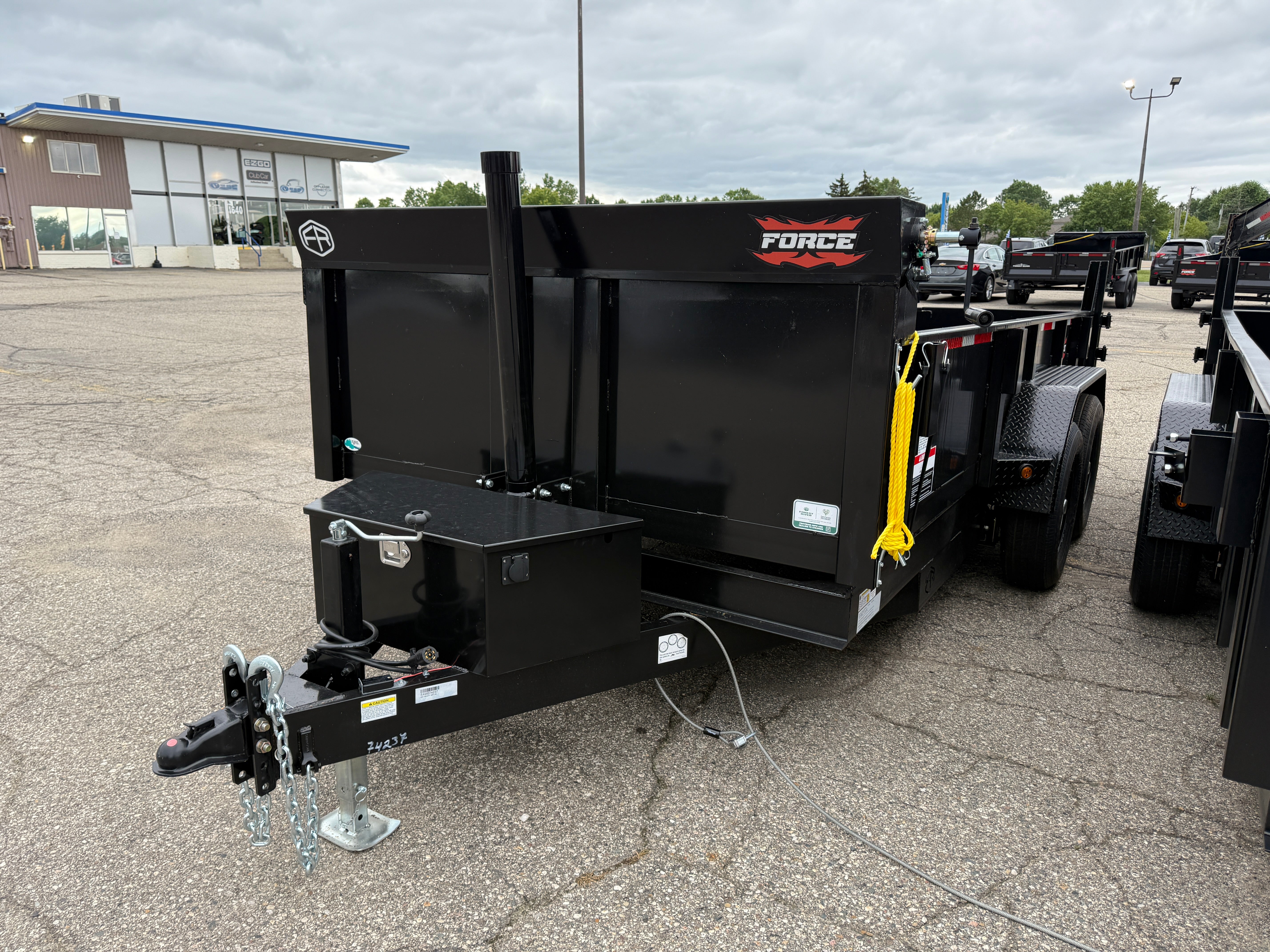 2026 Force 7' x 14' Telescoping Dump Trailer