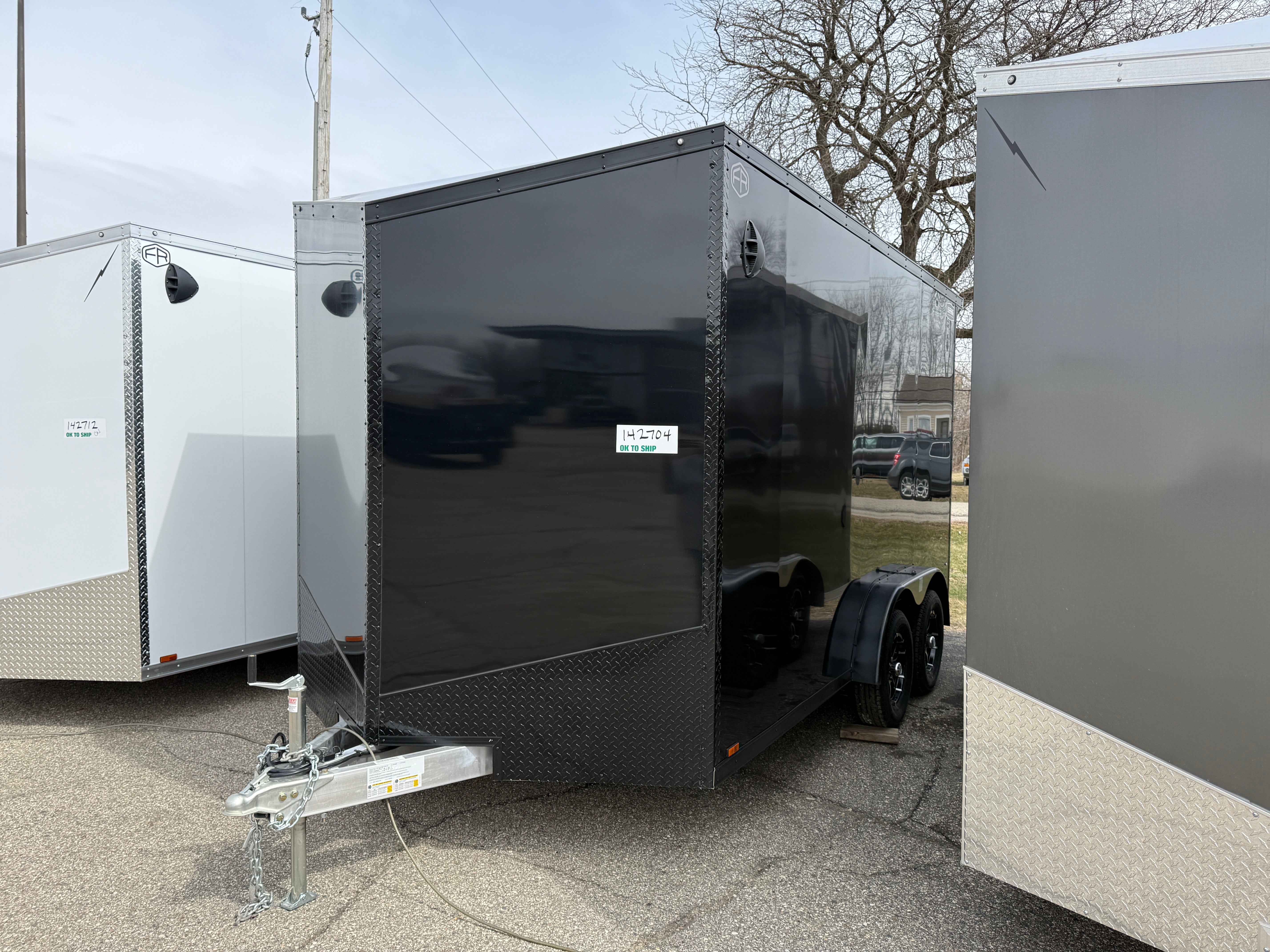 2026 Lightning Aluminum 7.5' x 14' Enclosed Cargo Trailer