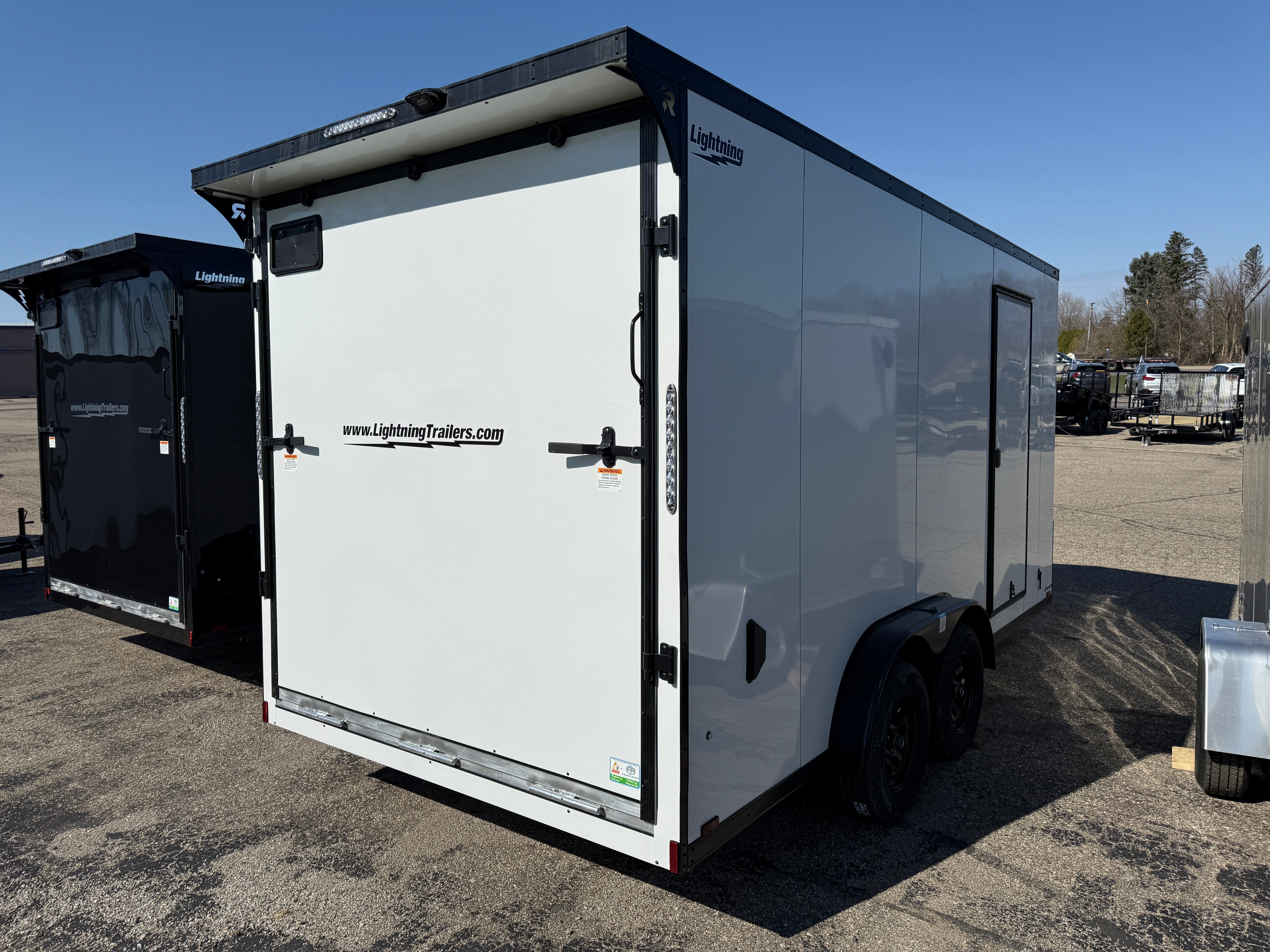 2025 Lightning Aluminum 7.5' x 16' Enclosed Trailer