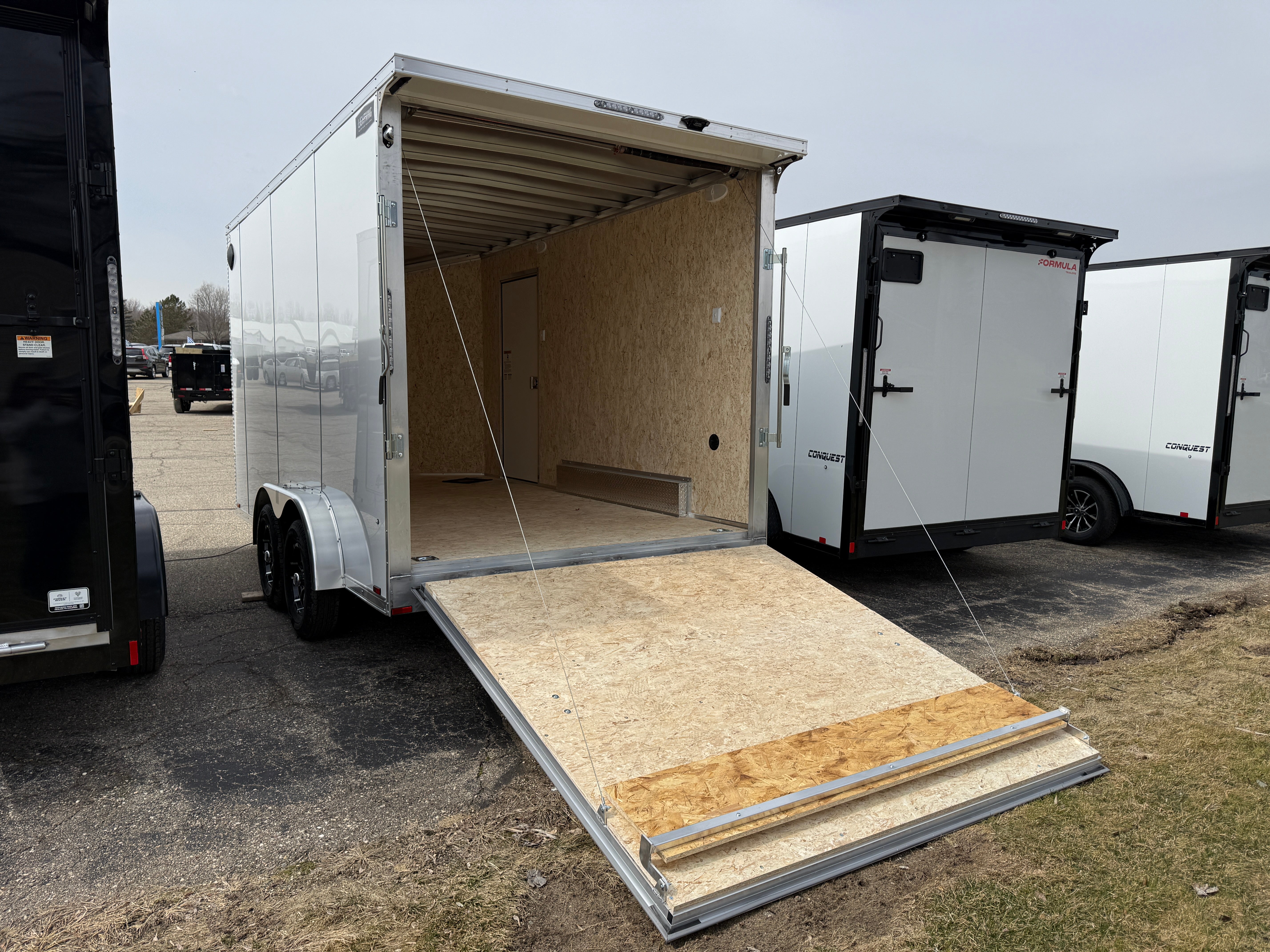 2026 Lightning Aluminum 7.5' x 14' Enclosed Cargo Trailer
