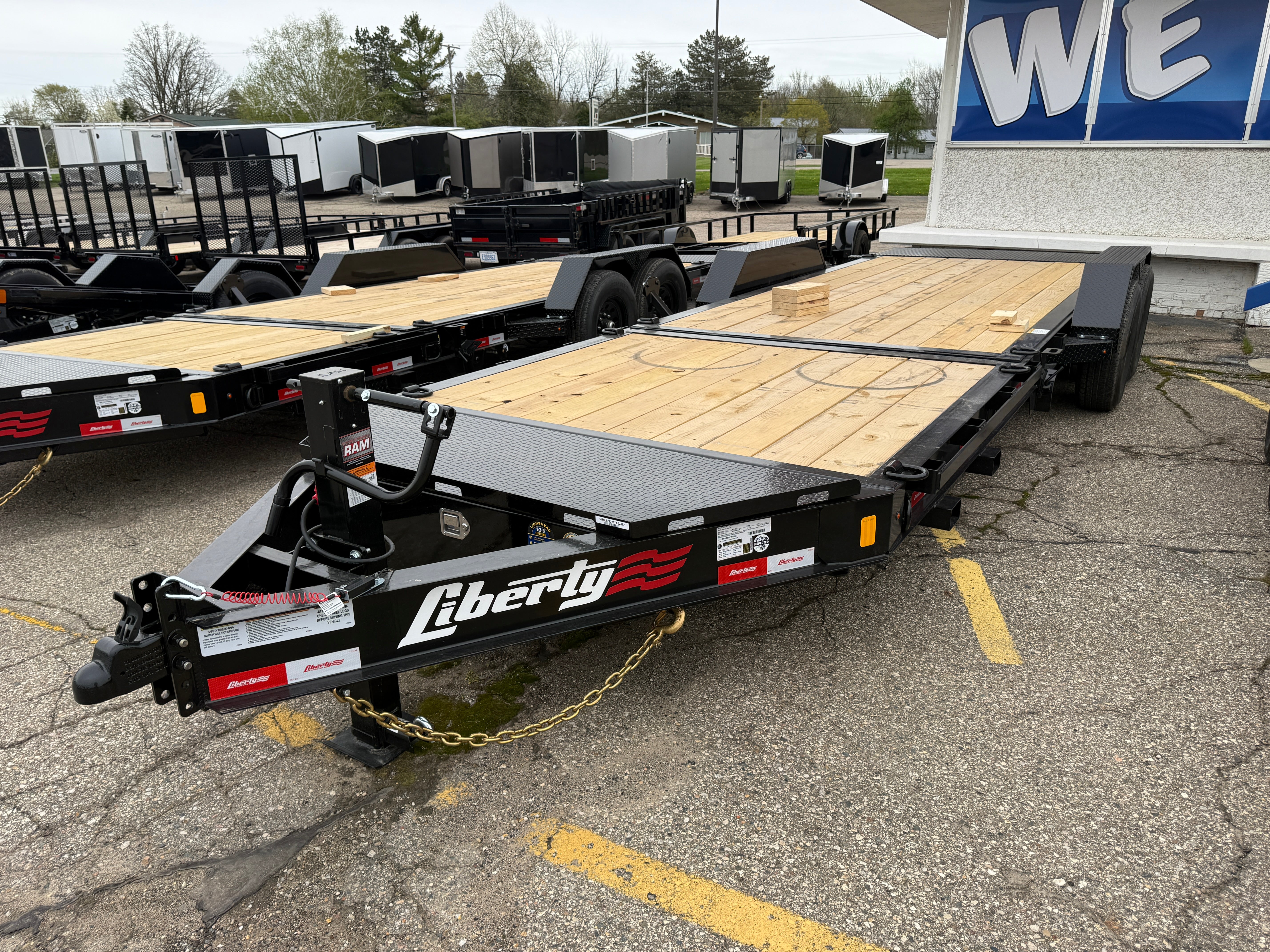 2026 Liberty 83" x 22' Tilt Deck Equipment Trailer