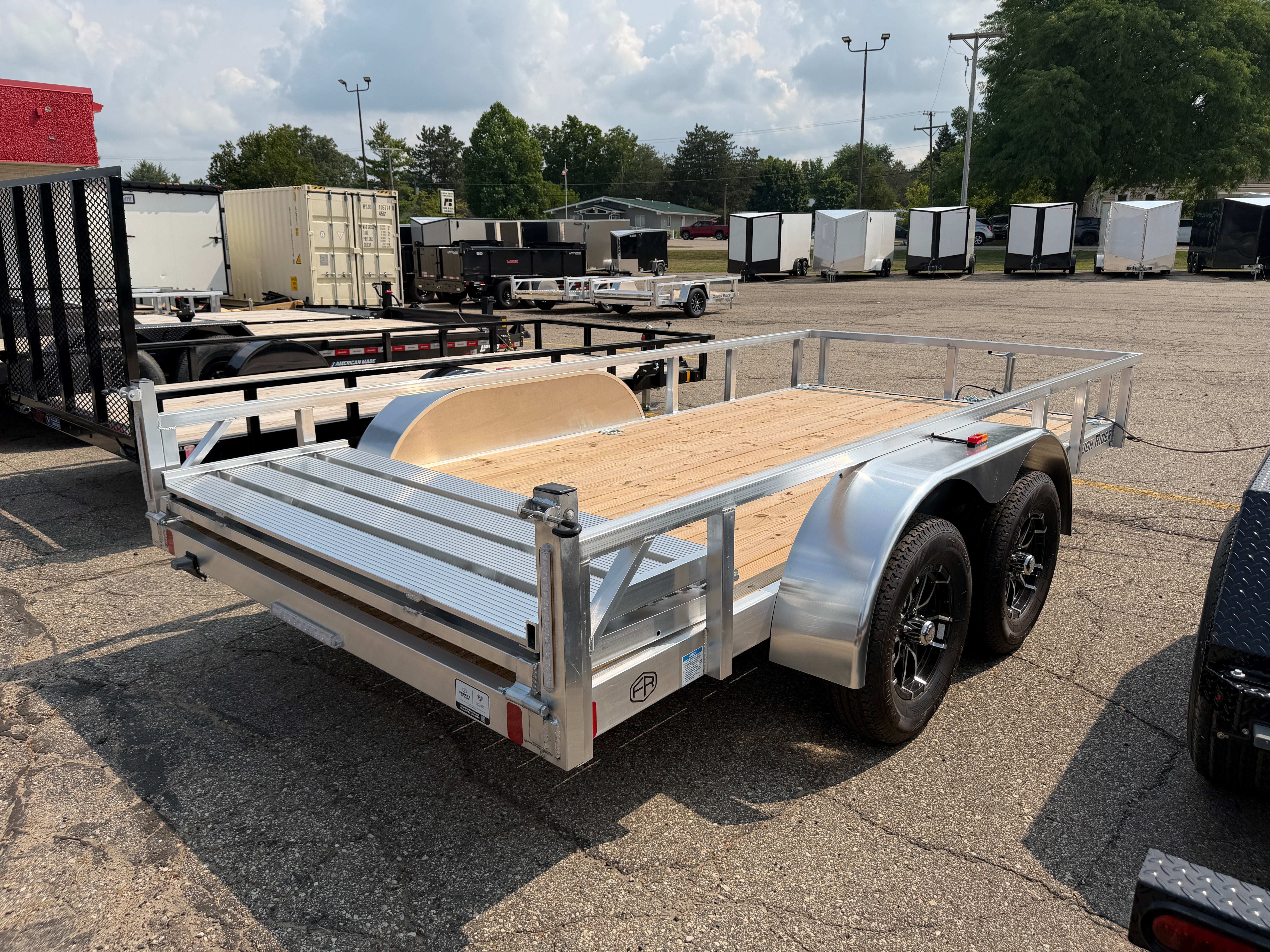 2027 Rough Rider Aluminum 6.5' x 14' Utility Trailer