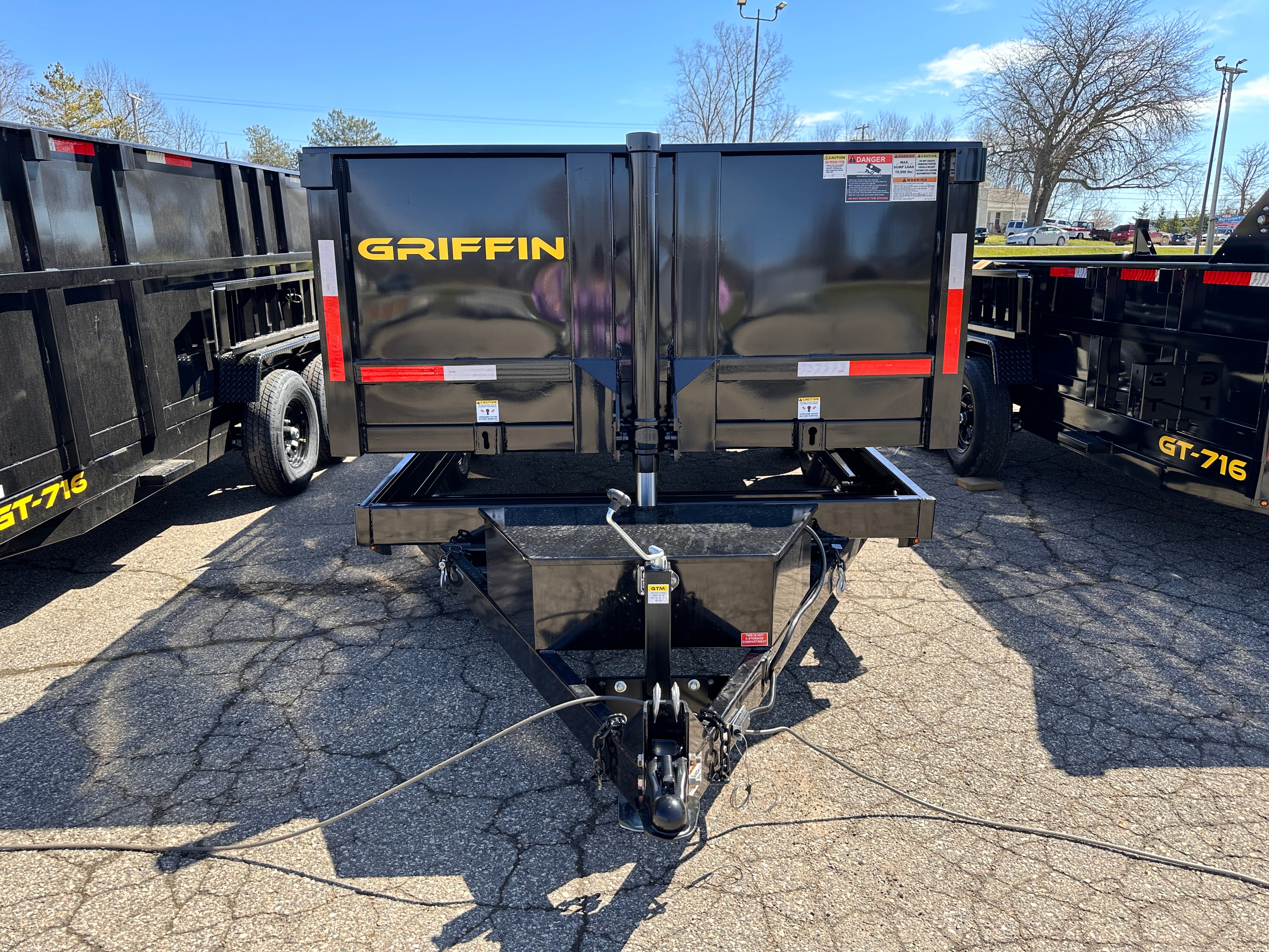 2024 Griffin GT-716 Dump Trailer 14 K Telescoping