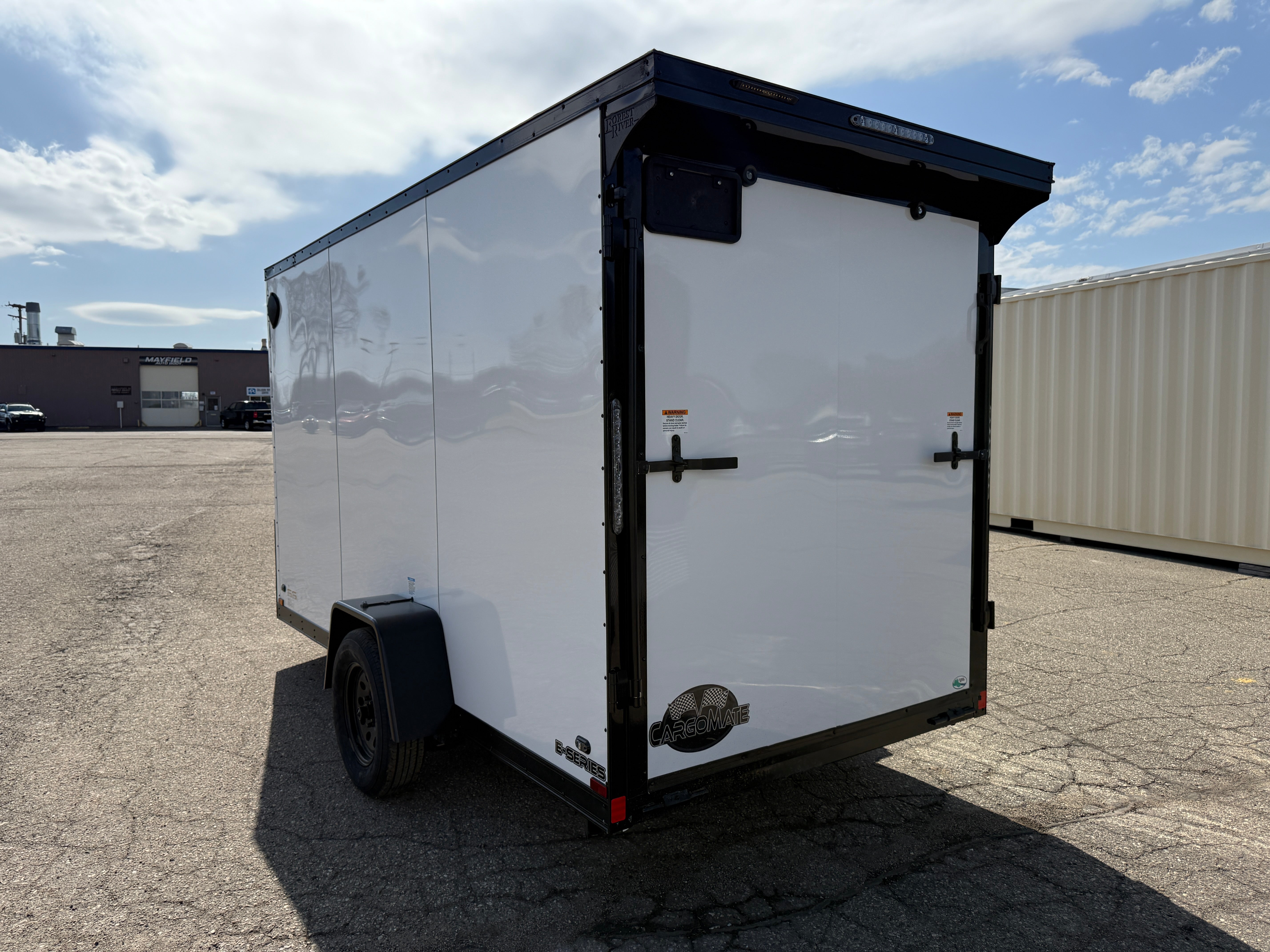 DAMAGED - 2025 Cargo Mate E-Series 6' x 12' Enclosed Trailer