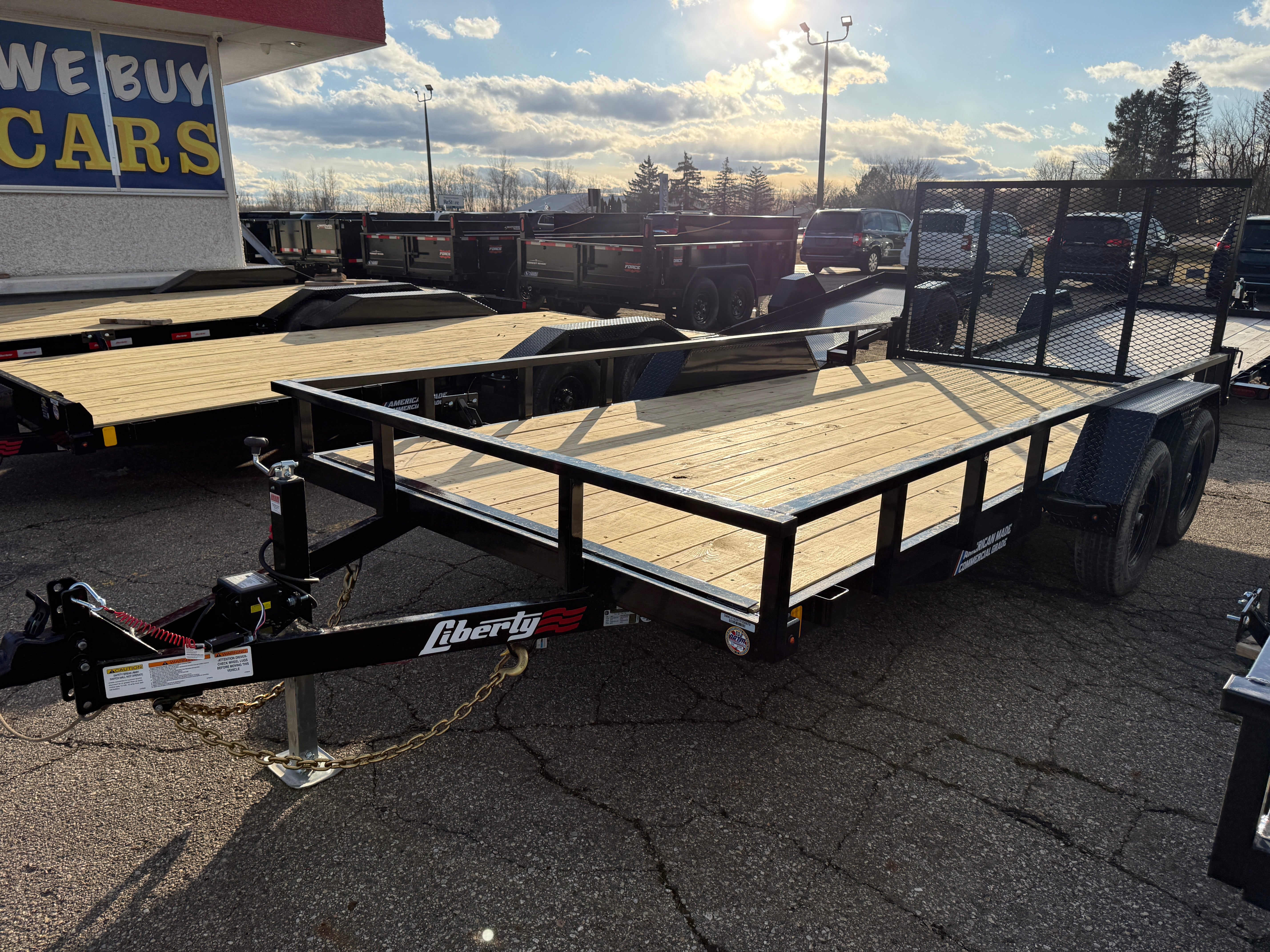 2026 Liberty 83" x 16' Utility Trailer