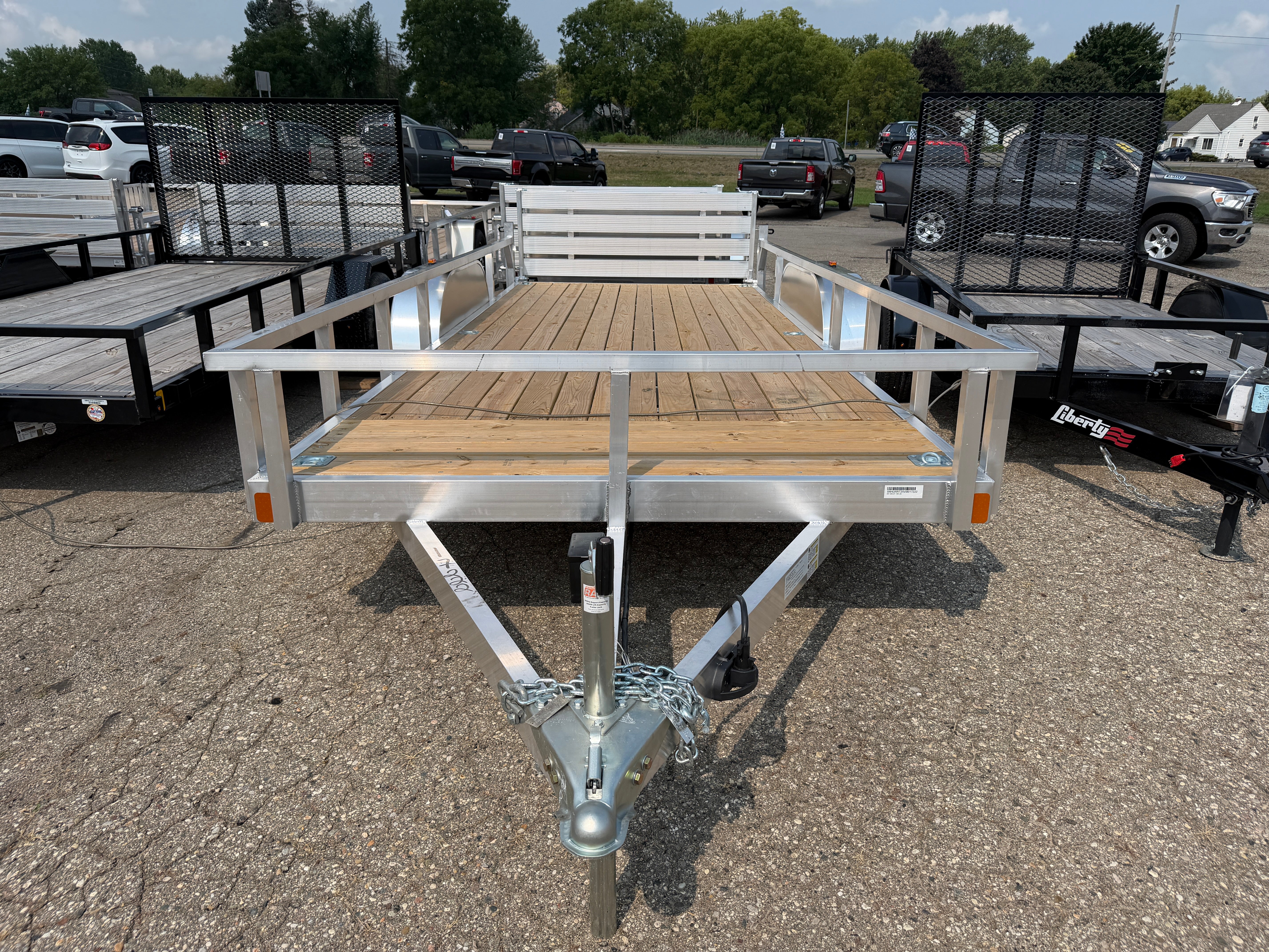 2027 Rough Rider Aluminum 7' x 18' Utility Trailer