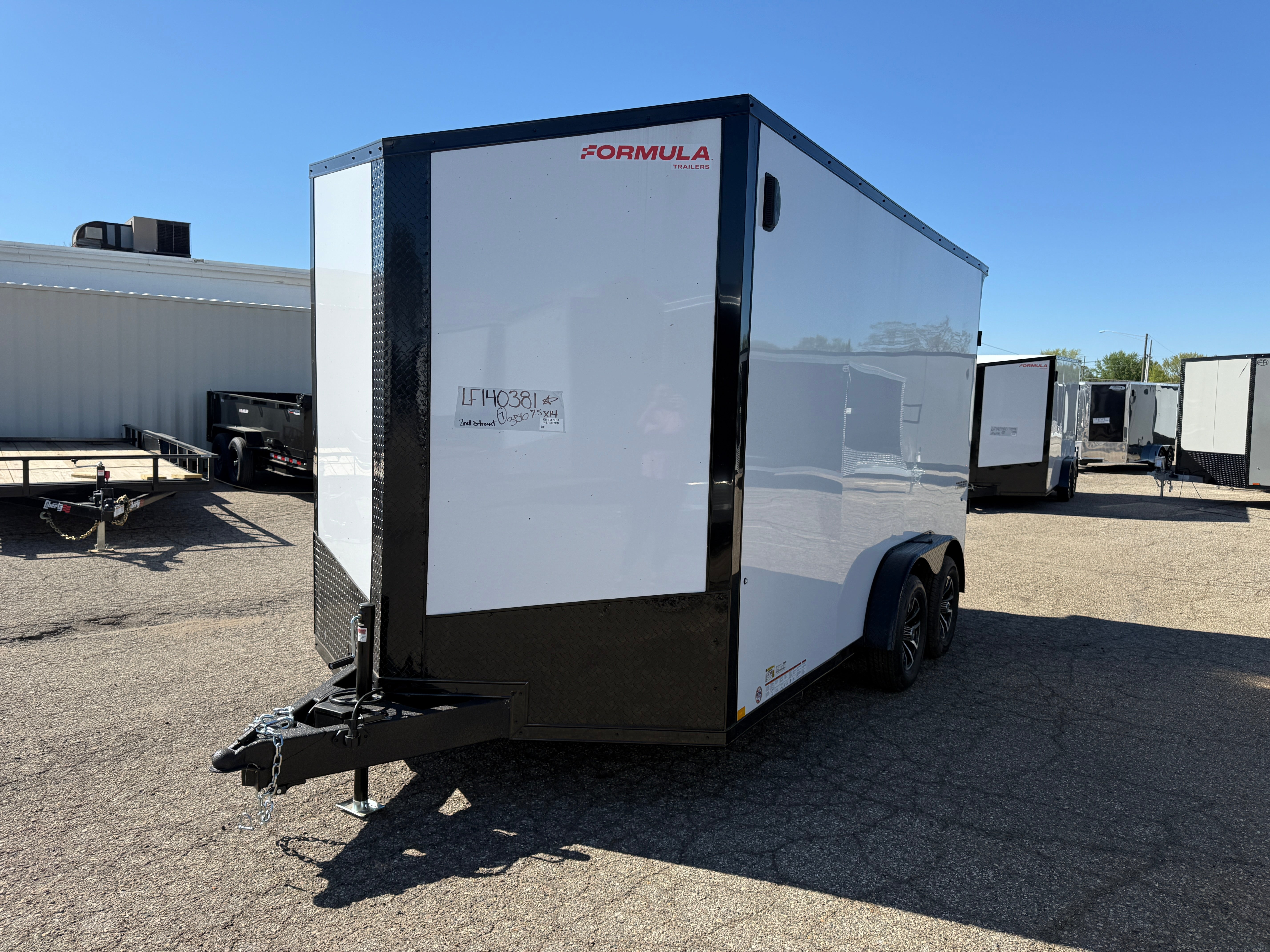 2026 Formula Conquest 7.5' x 14' Enclosed Trailer