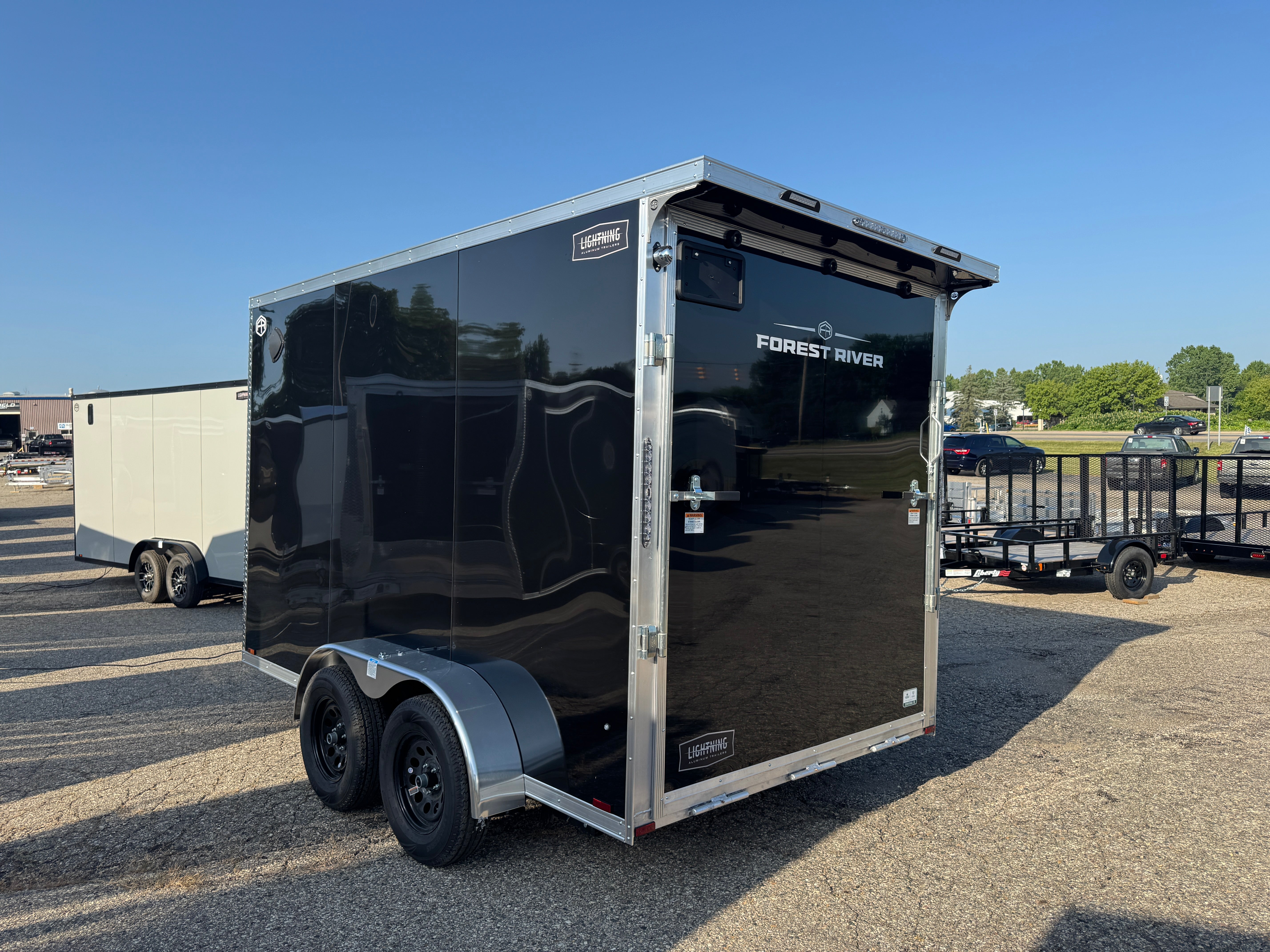 2027 Lightning Aluminum 7' x 12' Enclosed Trailer